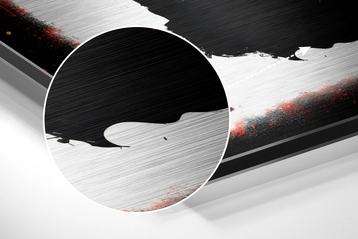 Bull Brushed Aluminum Dibond Wall Art - Image 3