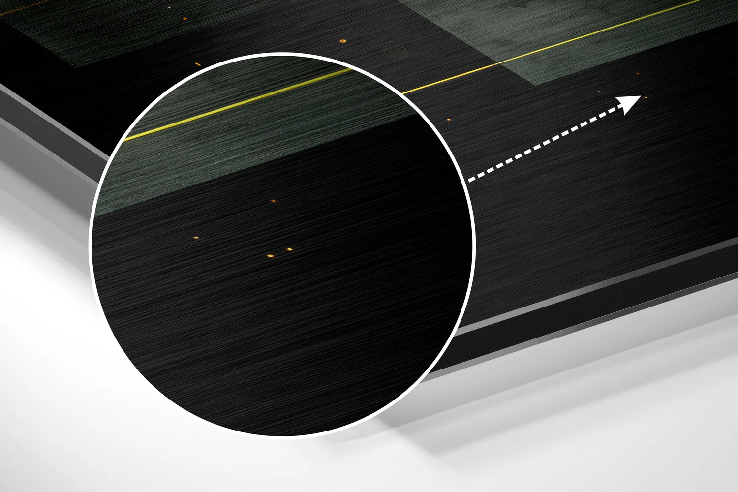 Space of Shapes Brushed Aluminum Dibond Wall Art - Image 3