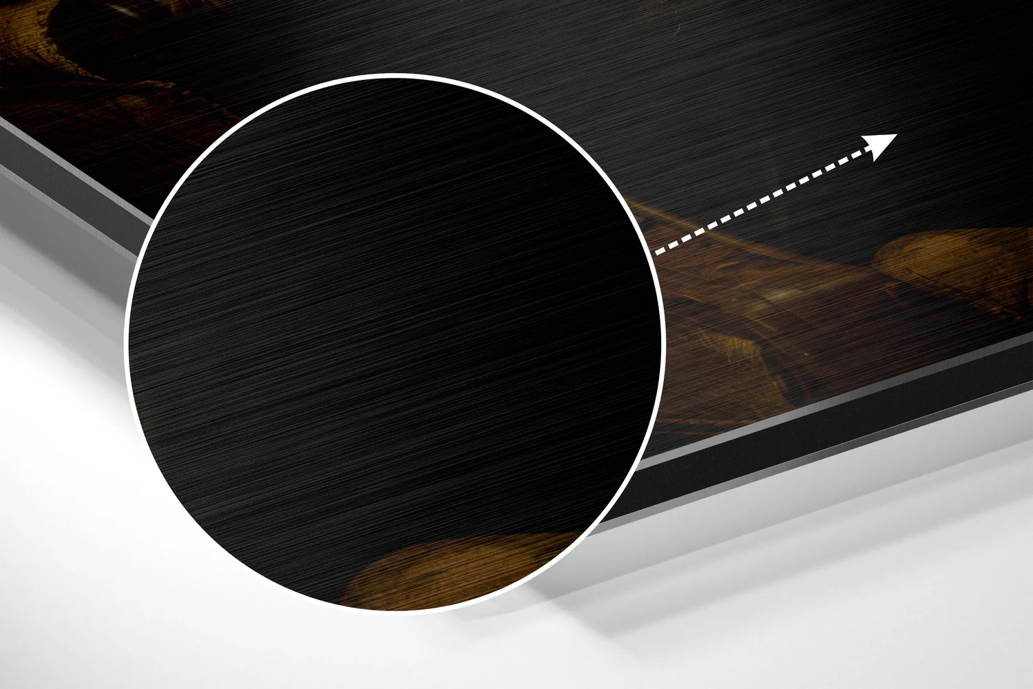 Bear as a Gentleman Brushed Aluminum Dibond Wall Art - Image 3