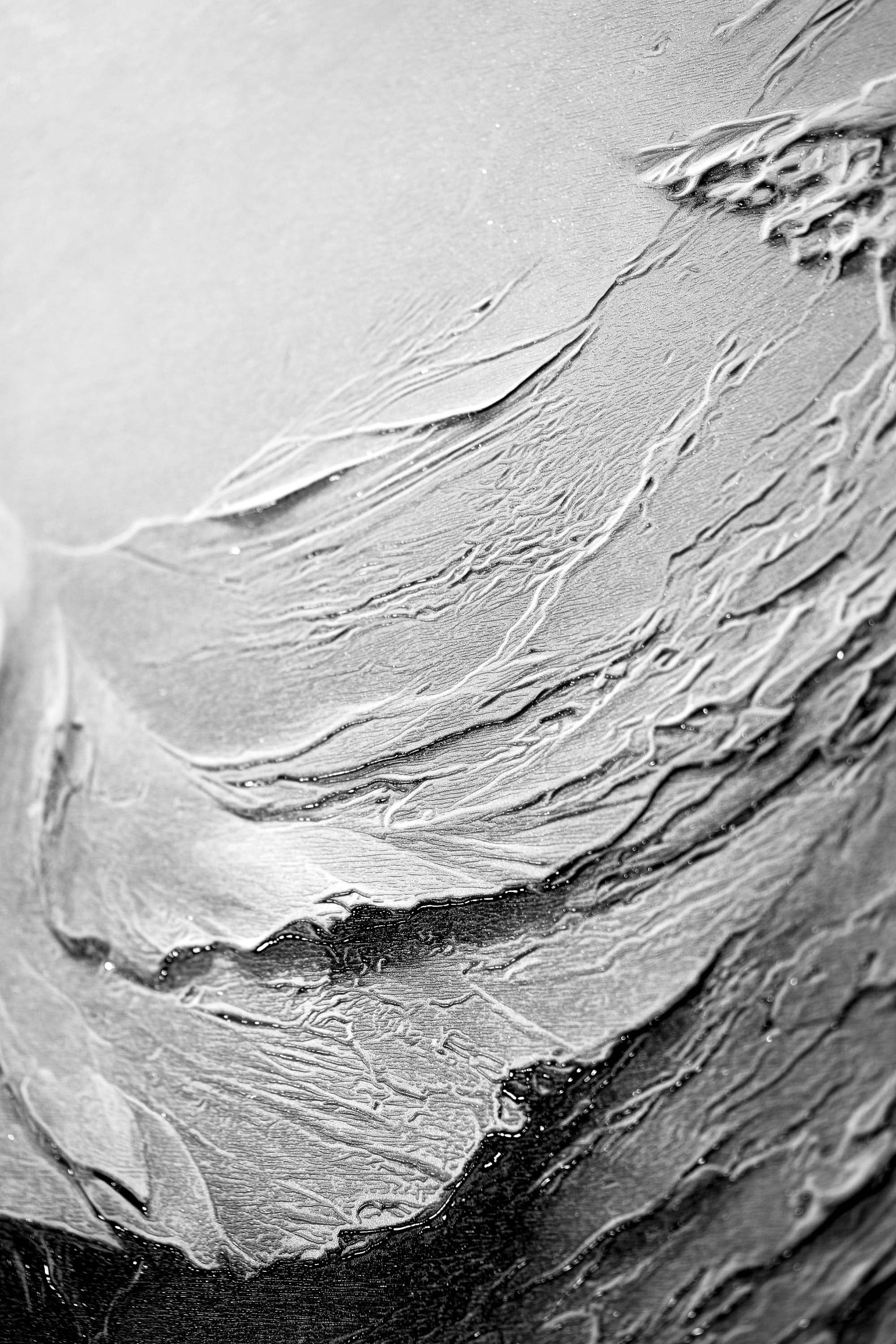 Alabaster Muse & Butterflies — 3D Haptic Embossed High-Gloss Luxury Wall Art - Image 4