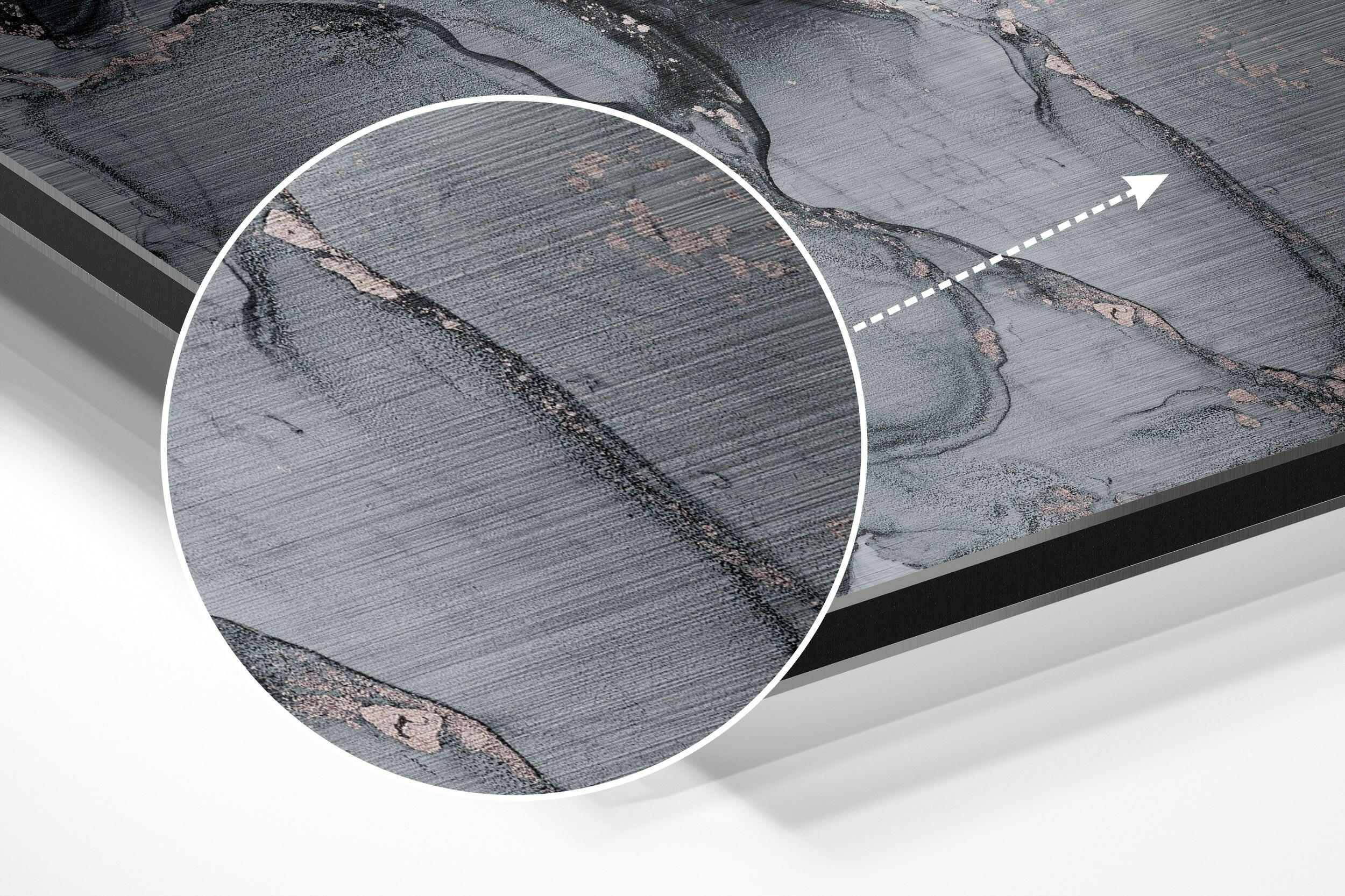 Marmoreal Brushed Aluminium Dibond Wall Art - Image 3