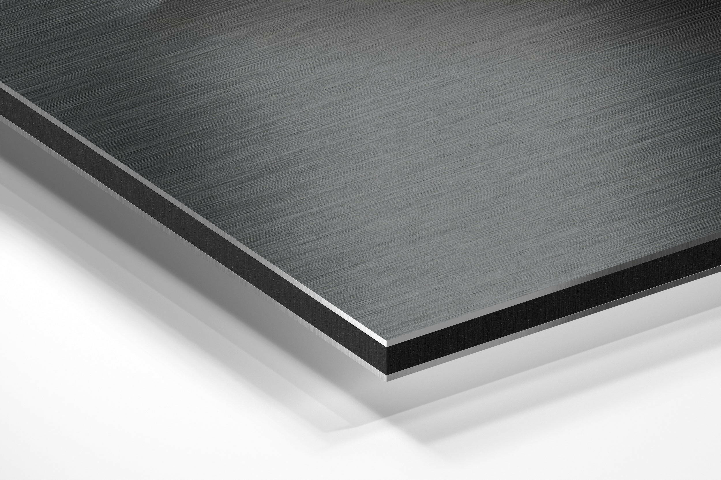 Loop Brushed Aluminium Dibond Wall Art - Image 2