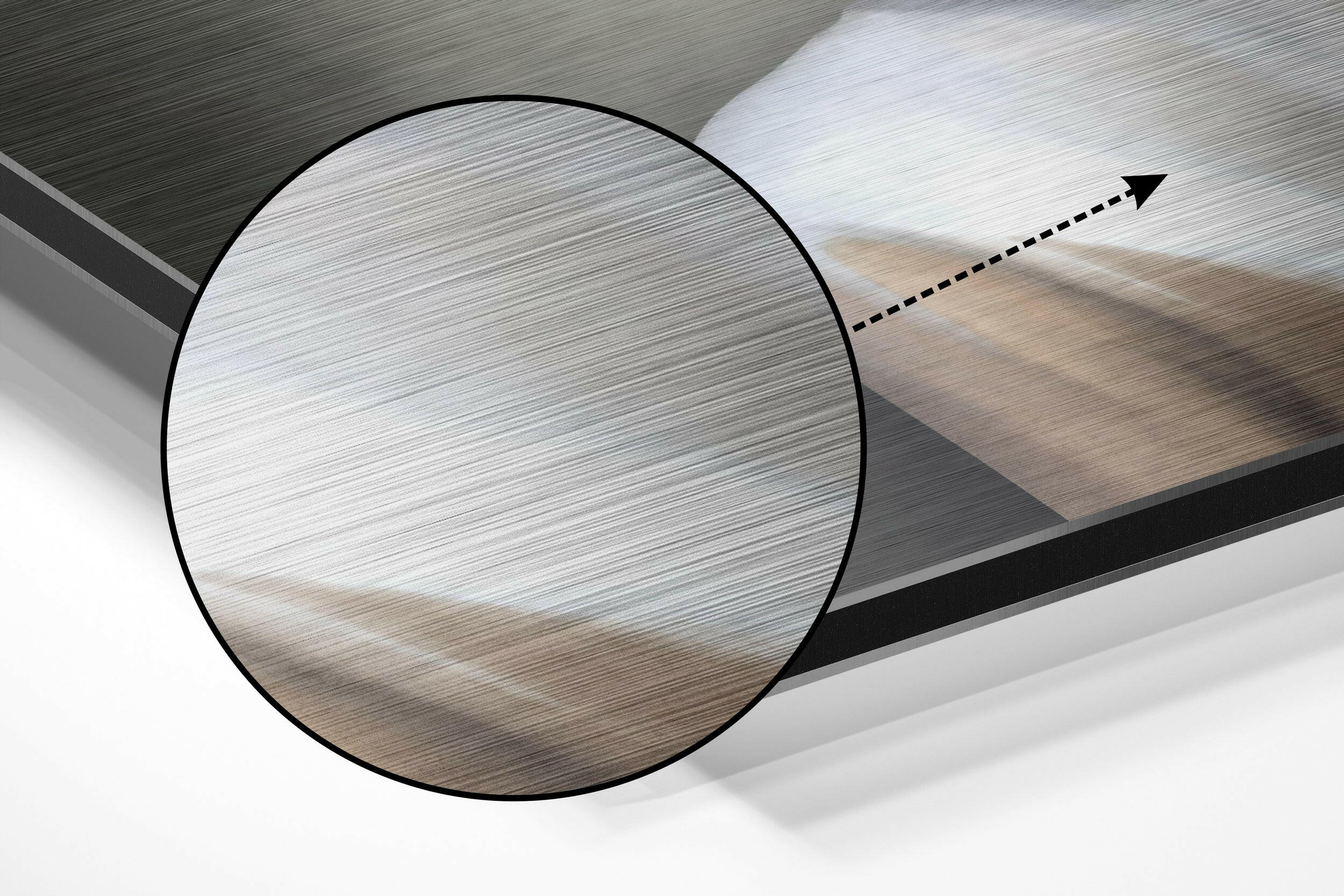 Butterfly Face Brushed Aluminium Dibond Wall Art - Image 3
