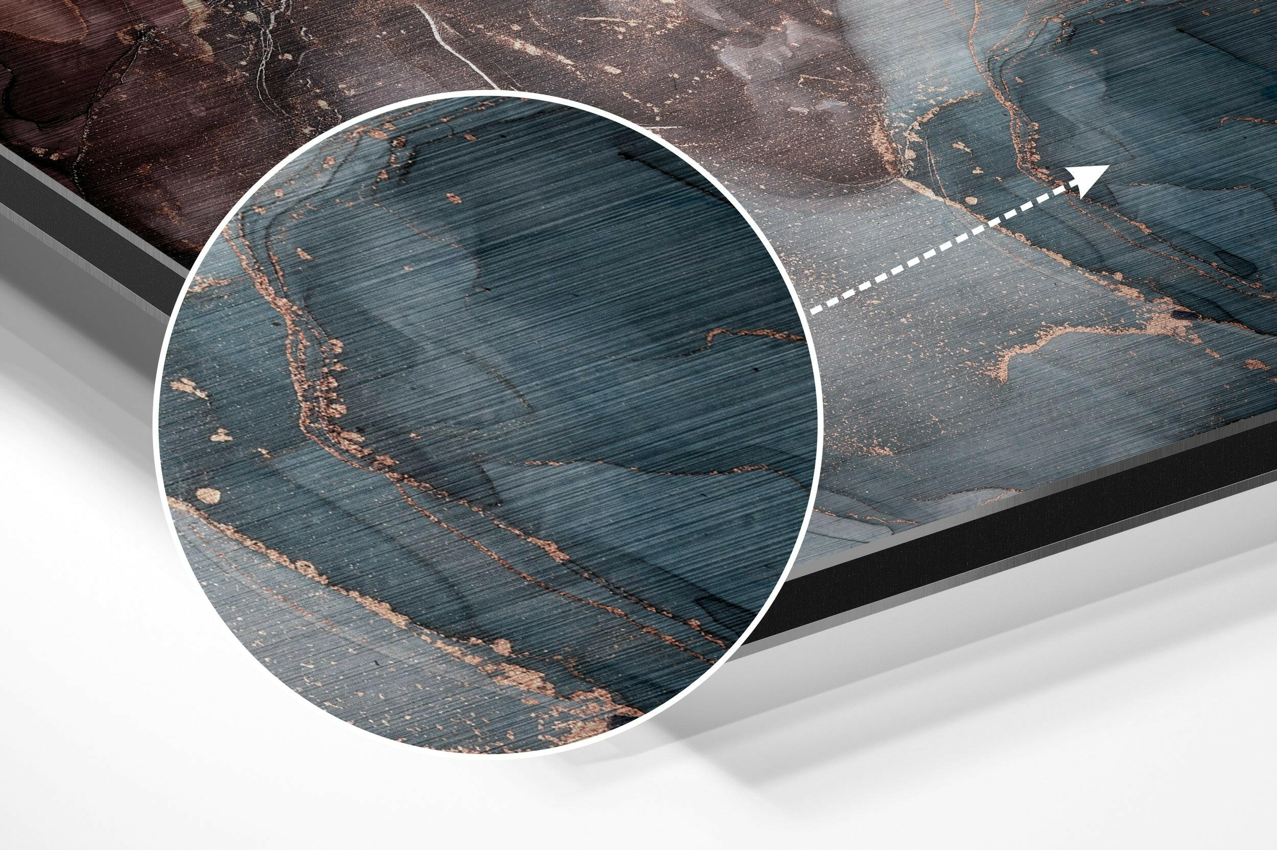 Marmoreal Brushed Aluminium Dibond Wall Art - Image 3