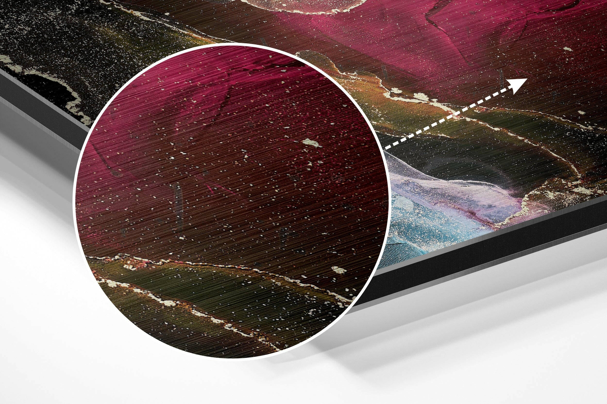 Marmoreal Brushed Aluminium Dibond Wall Art - Image 3