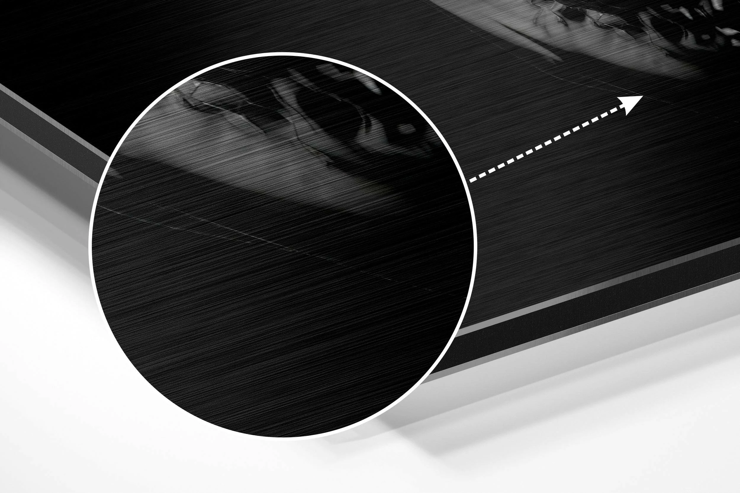 Skull Brushed Aluminium Dibond Wall Art - Image 3