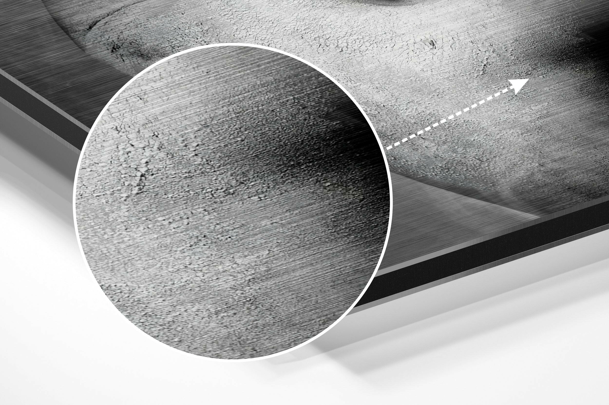 Dance with Smoke Brushed Aluminium Dibond Wall Art - Image 3