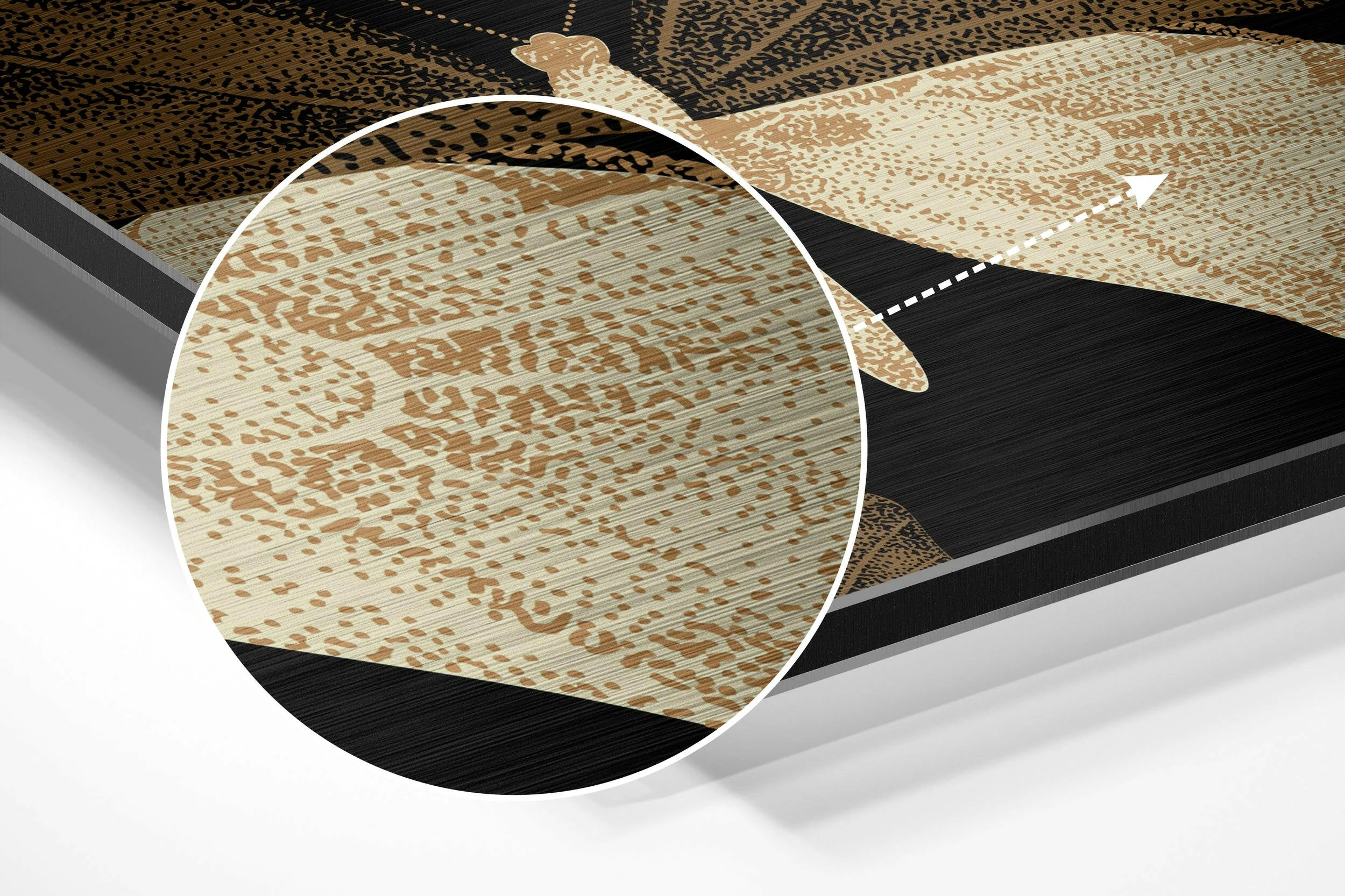 Butterflies Brushed Aluminium Dibond Wall Art - Image 3