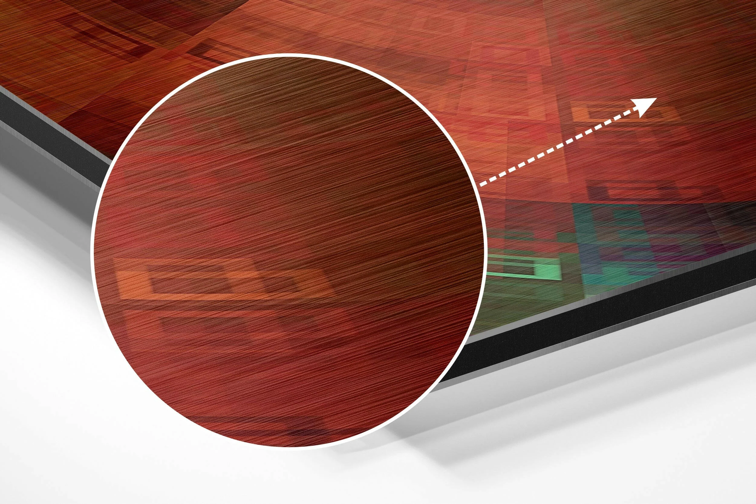 Spin Brushed Aluminium Dibond Wall Art - Image 3
