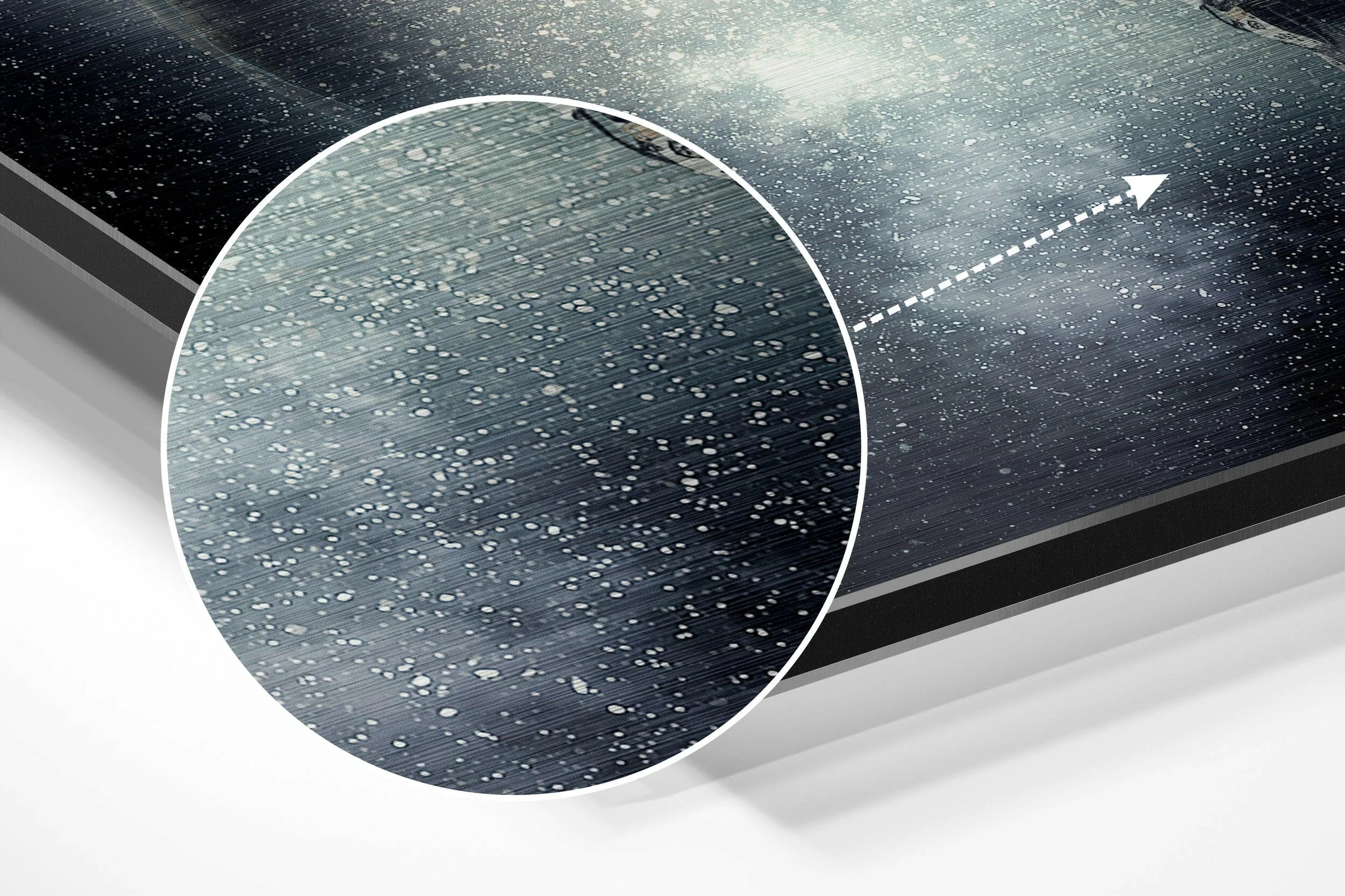 Space Traveller Brushed Aluminium Dibond Wall Art - Image 3