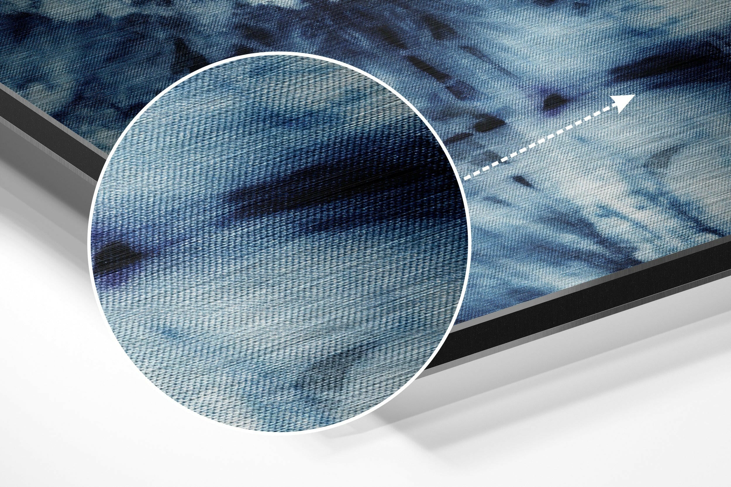 Closer Look Brushed Aluminium Dibond Wall Art - Image 3