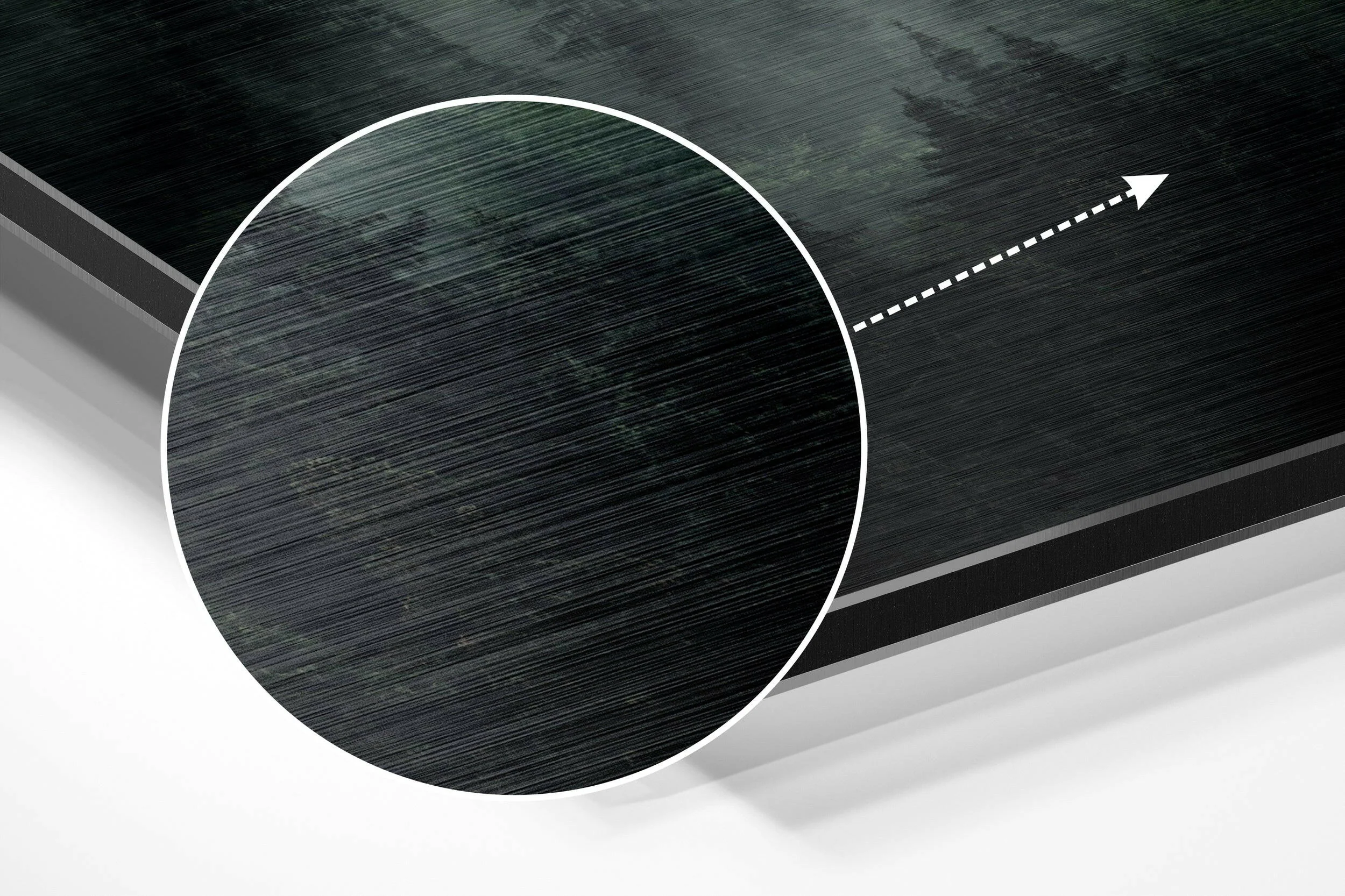 Forest Brushed Aluminium Dibond Wall Art - Image 3