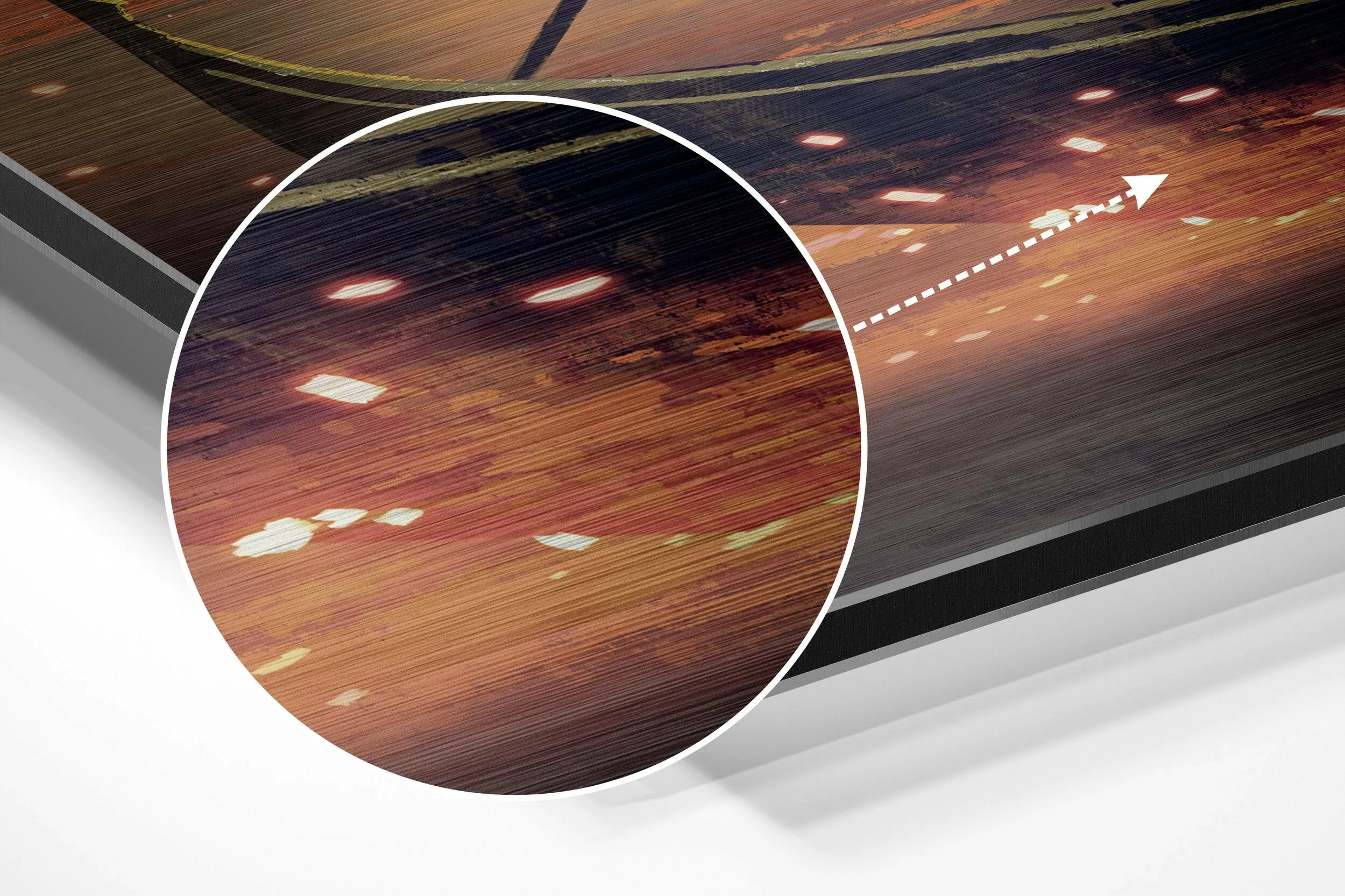 Moon Collector Brushed Aluminium Dibond Wall Art - Image 3