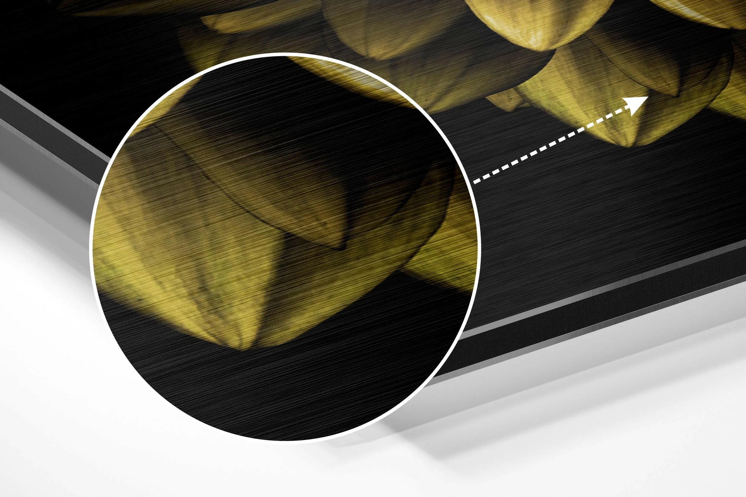 Flower Brushed Aluminium Dibond Wall Art - Image 3