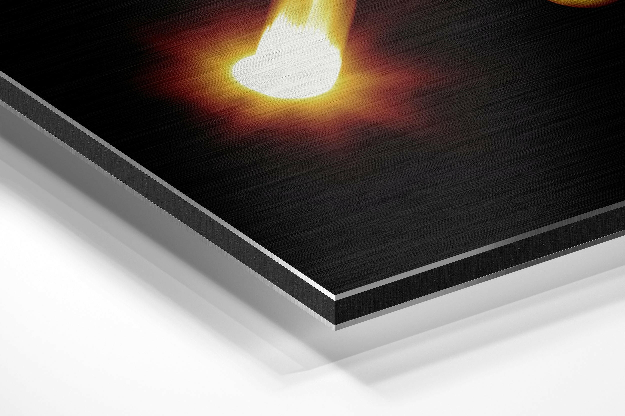 Aquarius Brushed Aluminium Dibond Wall Art - Image 2