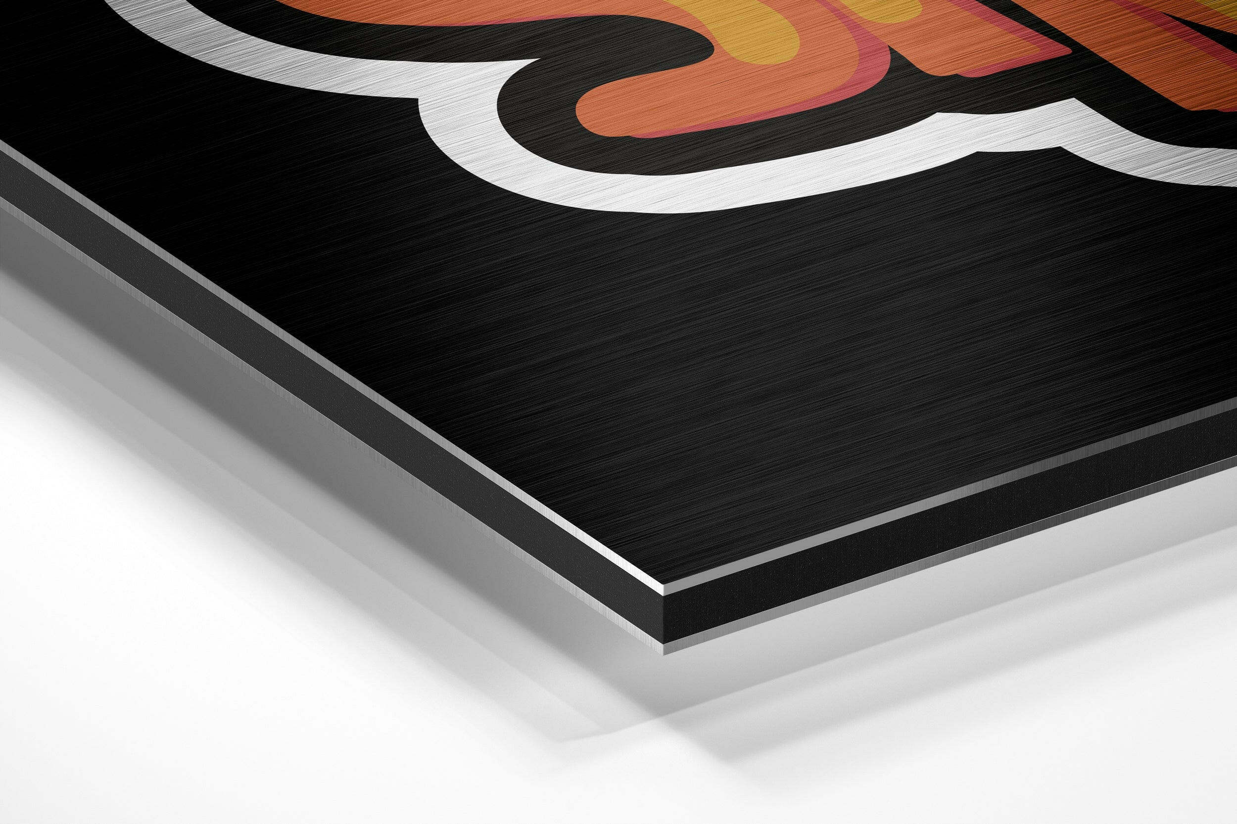 Be Strong Brushed Aluminium Dibond Wall Art - Image 2