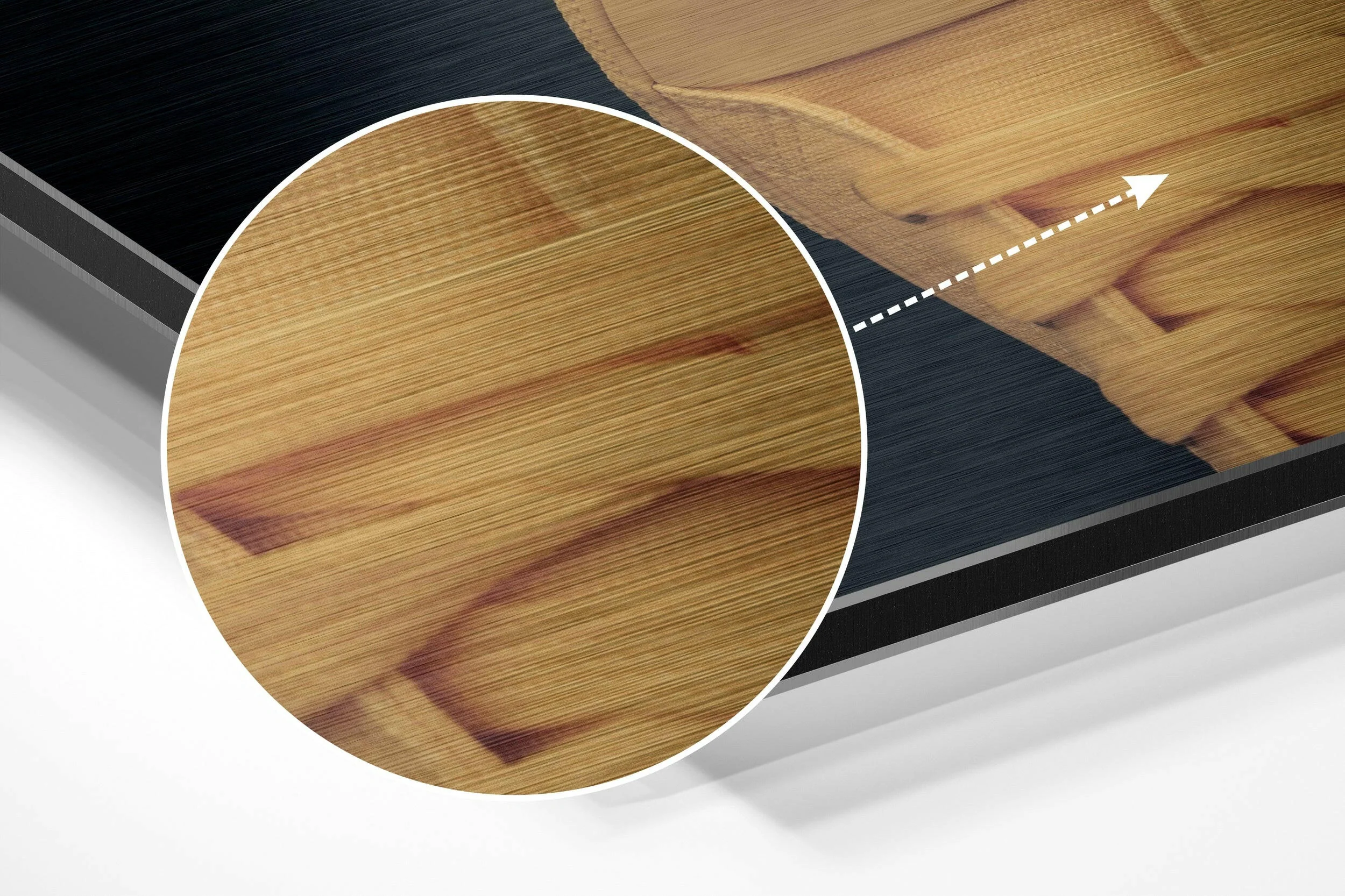 Follow Your Dreams Brushed Aluminium Dibond Wall Art - Image 3