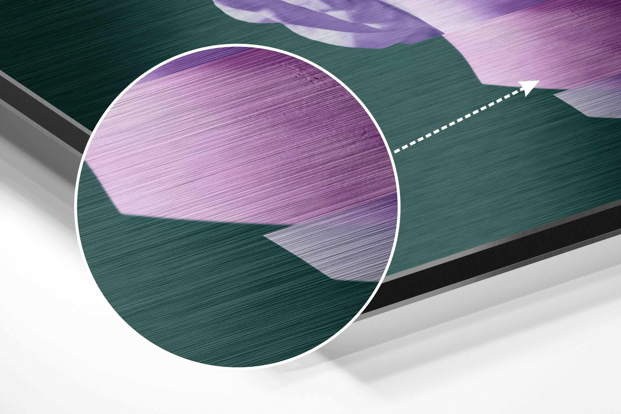 The Art of Sculpture Brushed Aluminium Dibond Wall Art - Image 3