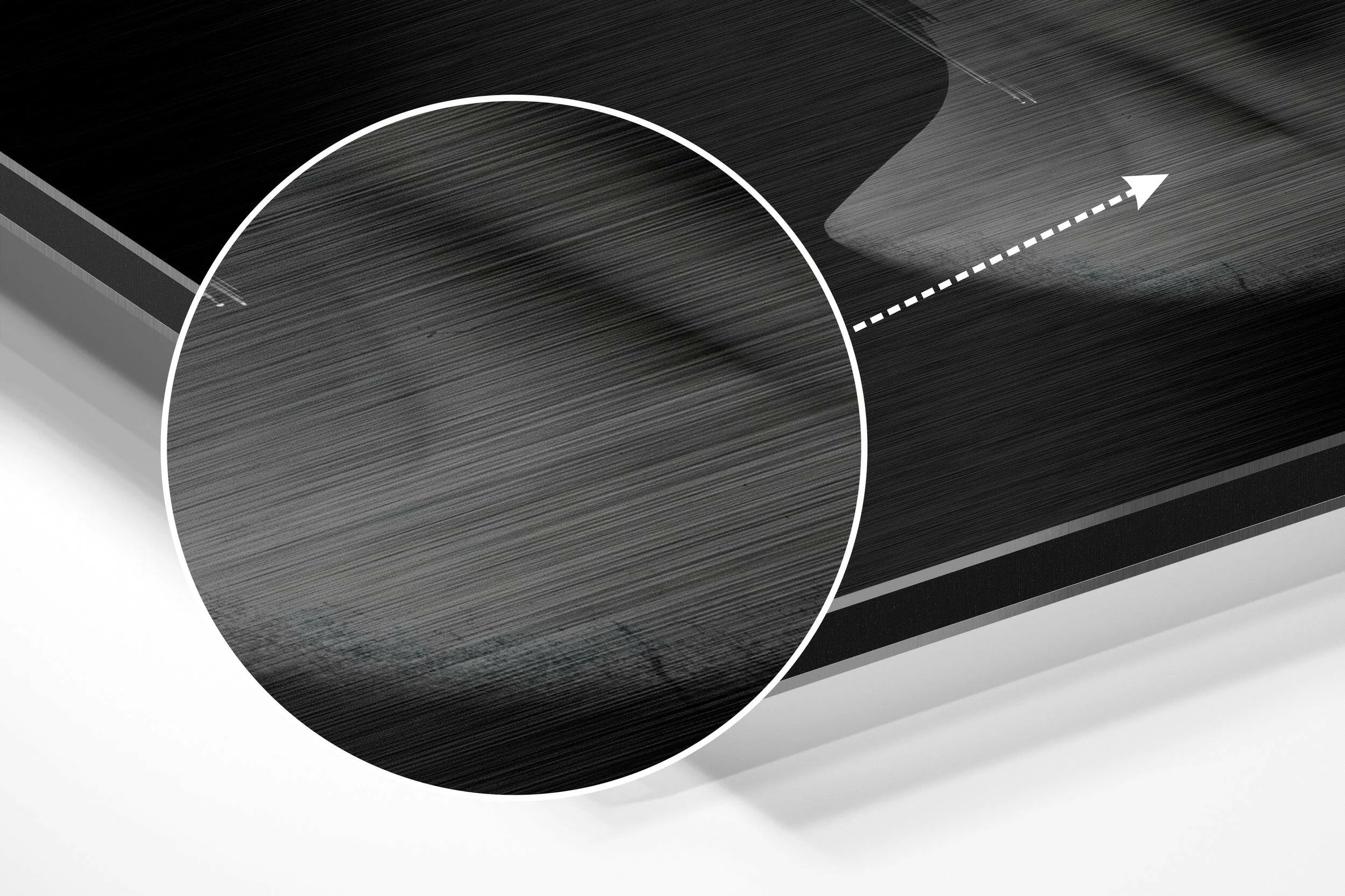 The Art of Sculpture Brushed Aluminium Dibond Wall Art - Image 3