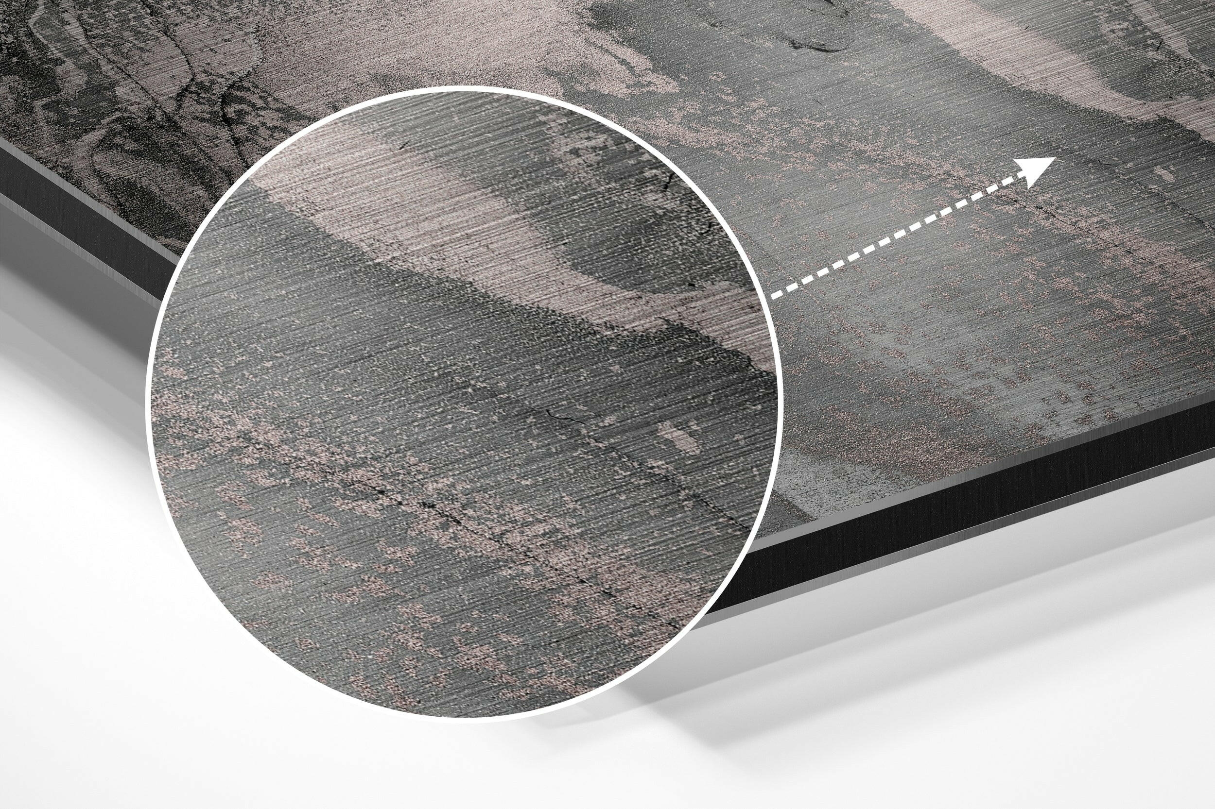 Marmoreal Brushed Aluminium Dibond Wall Art - Image 3