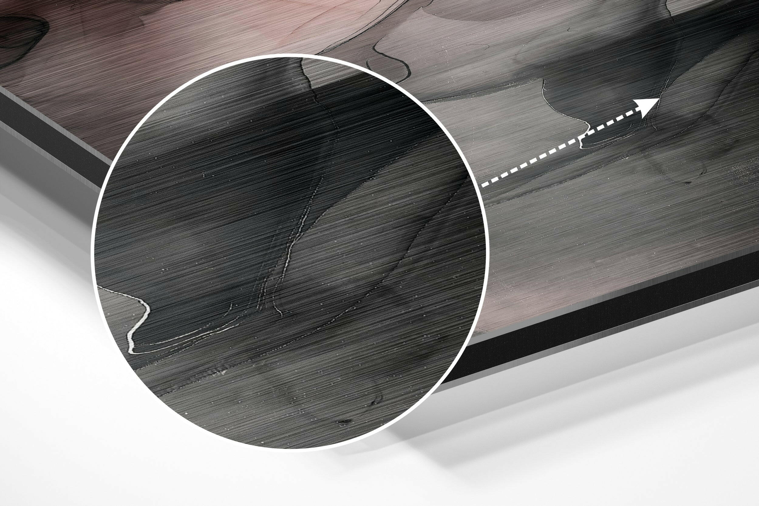 Marmoreal Brushed Aluminium Dibond Wall Art - Image 3