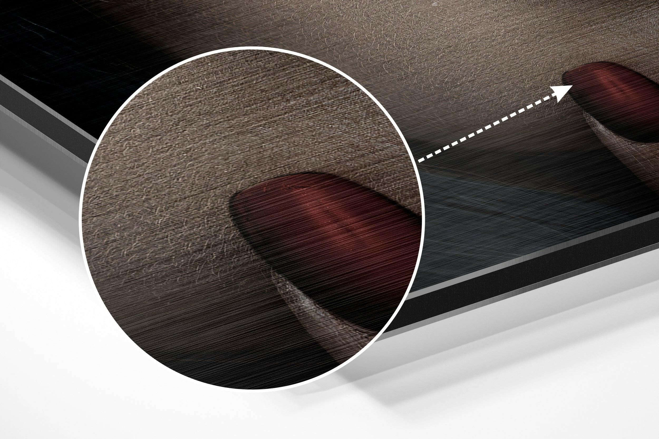Bangs Brushed Aluminium Dibond Wall Art - Image 3