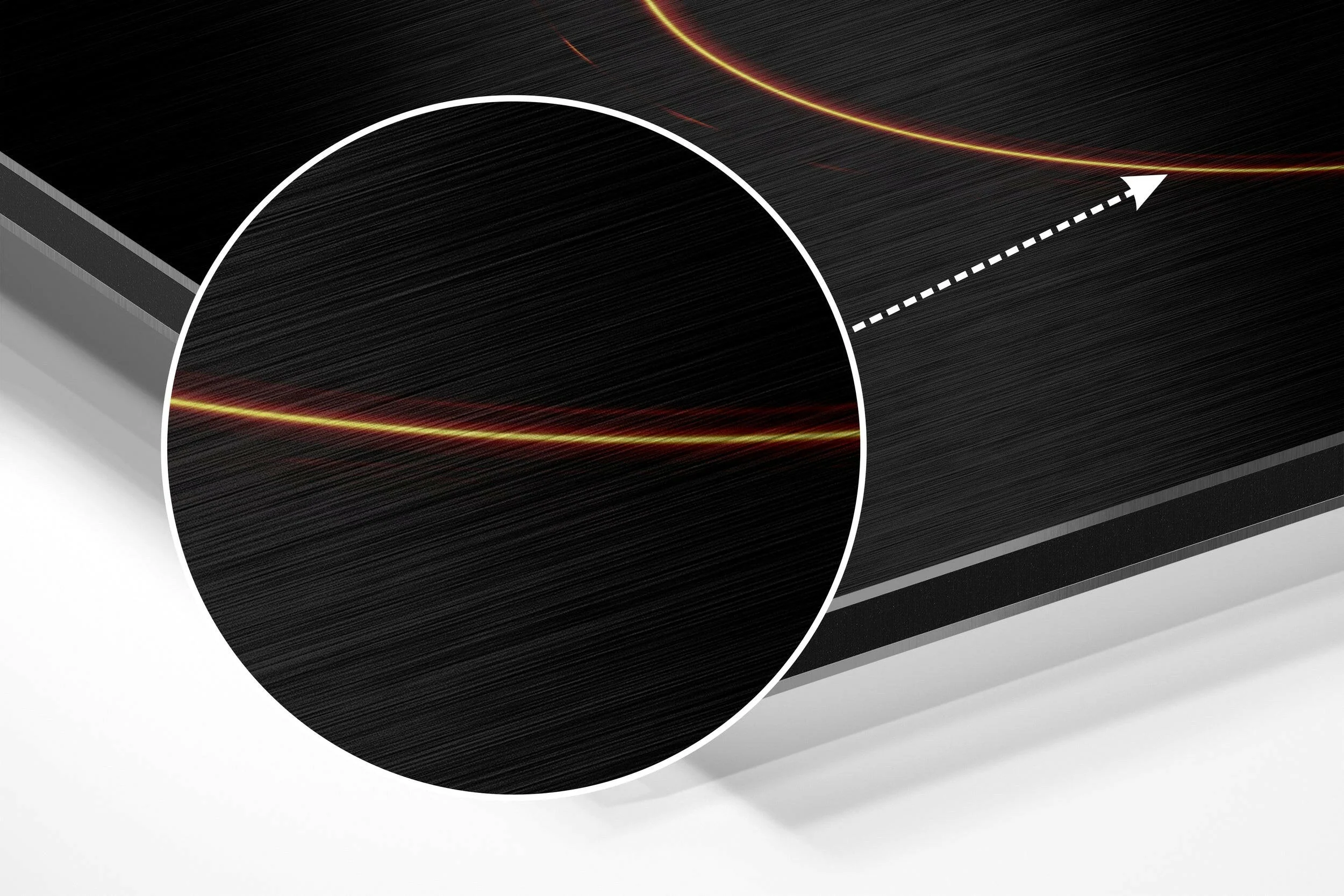 Taurus Brushed Aluminium Dibond Wall Art - Image 3