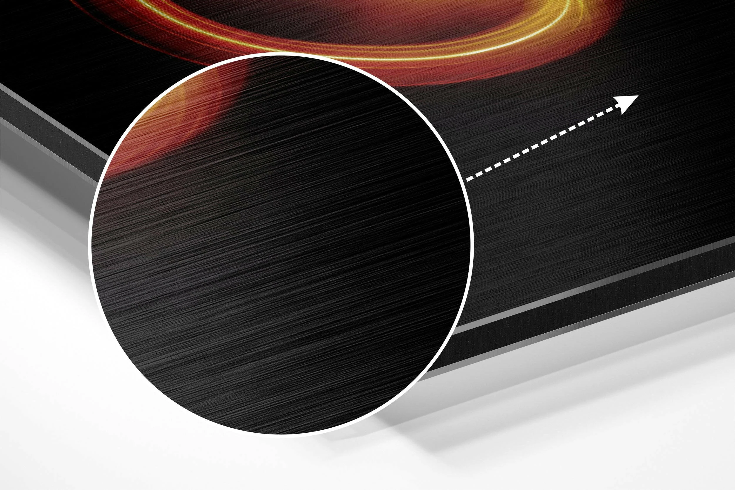 Leo Brushed Aluminium Dibond Wall Art - Image 3