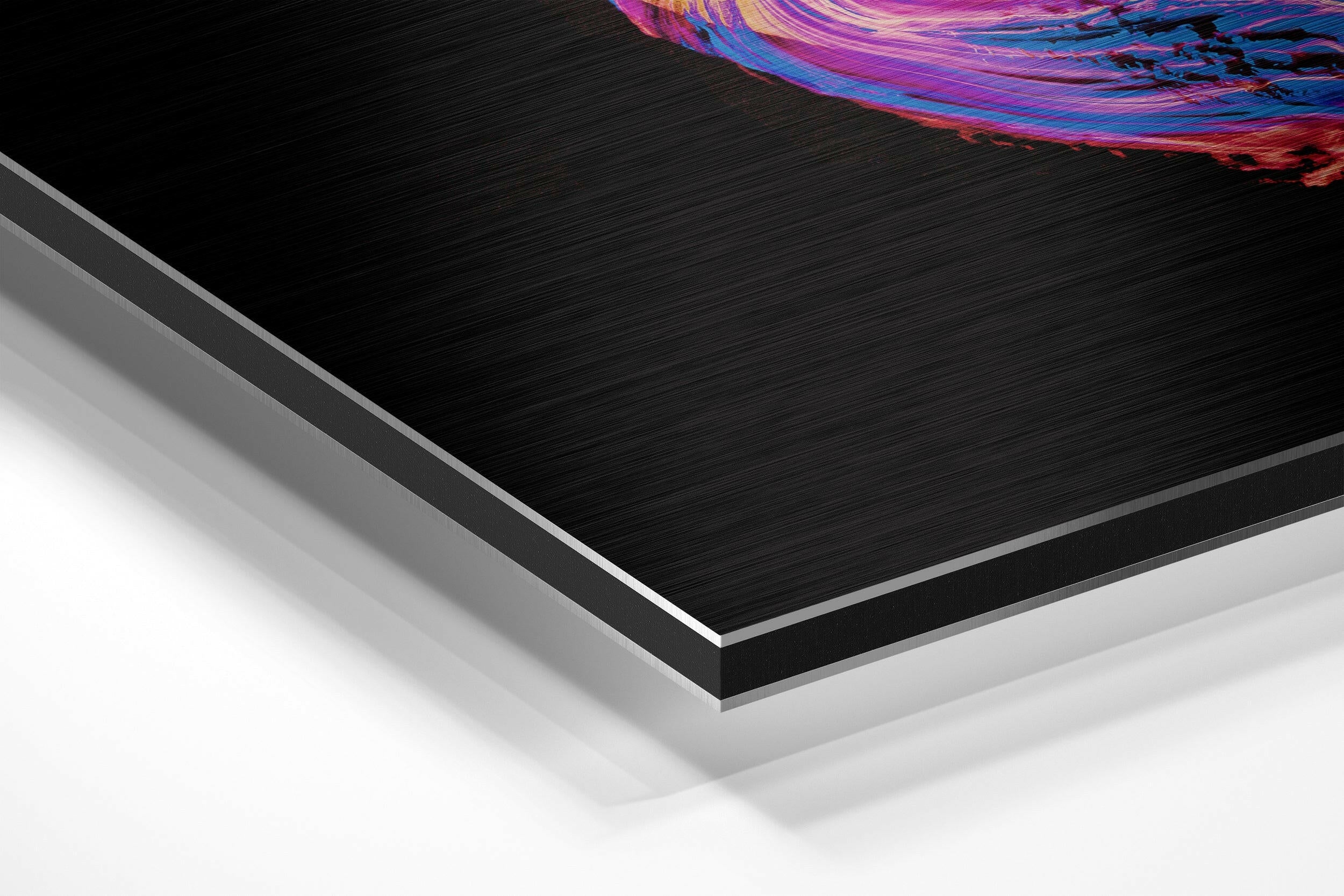 Dance of Pink Brushed Aluminium Dibond Wall Art - Image 2