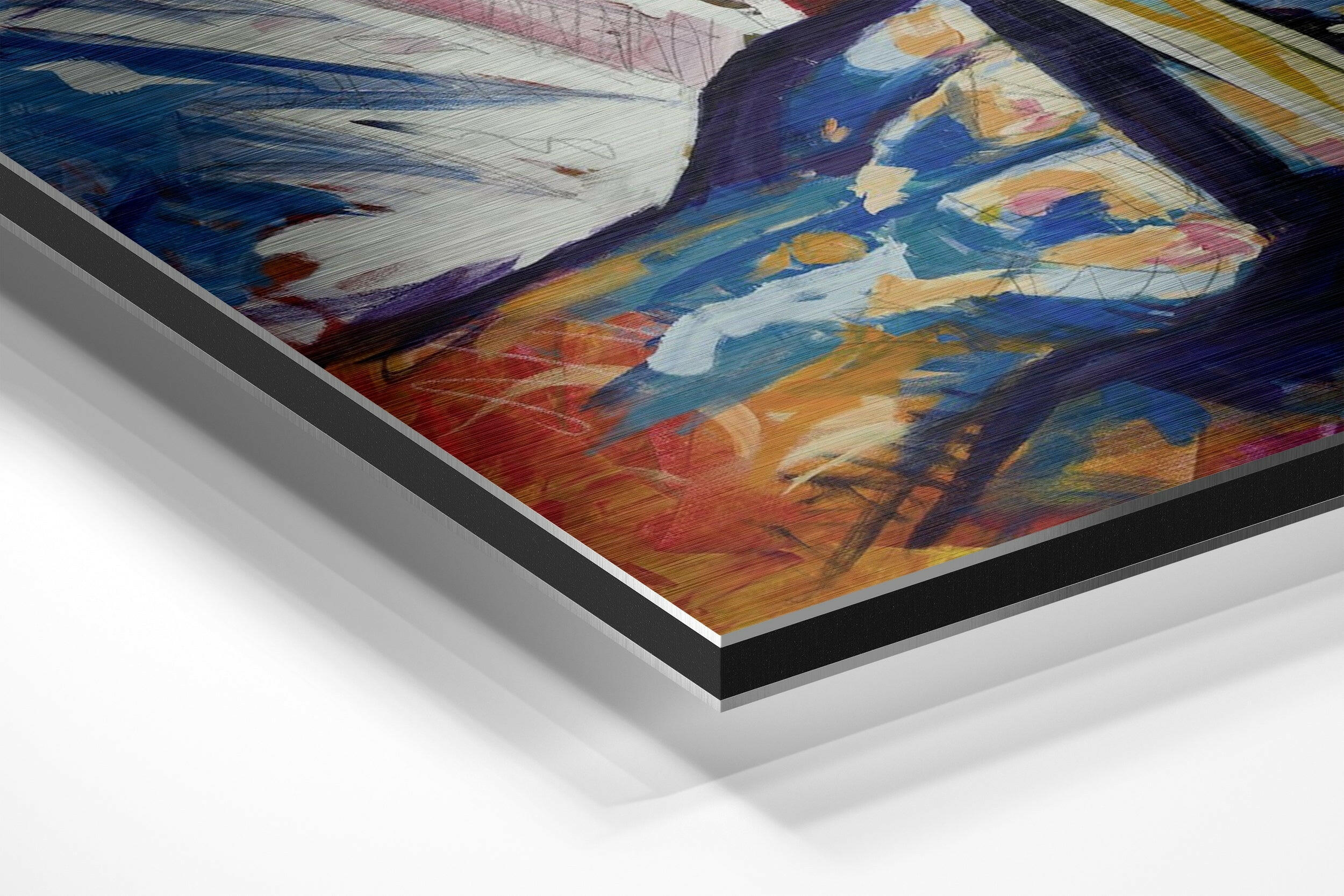 Jazz Brushed Aluminium Dibond Wall Art - Image 2