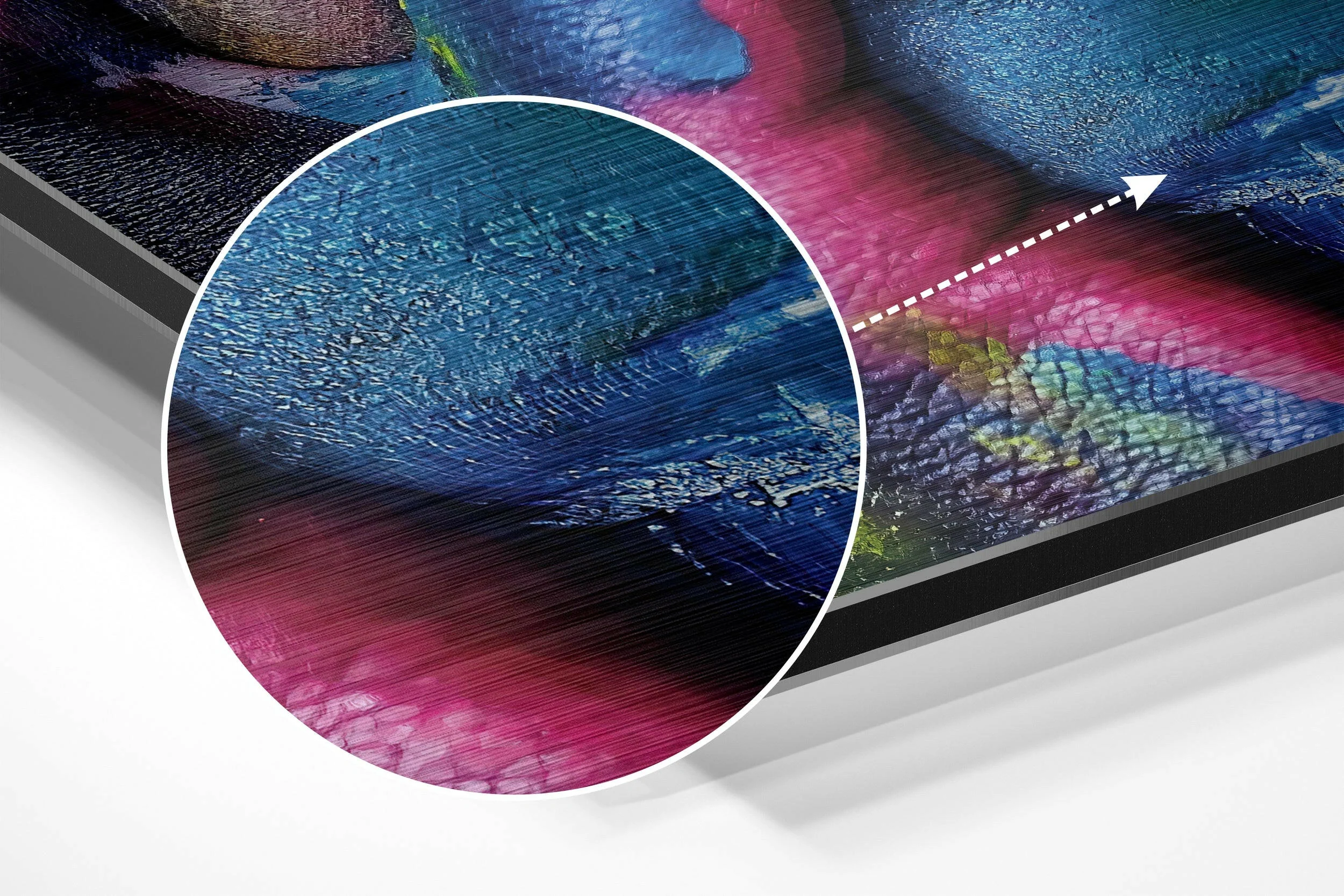 Woman Brushed Aluminium Dibond Wall Art - Image 3