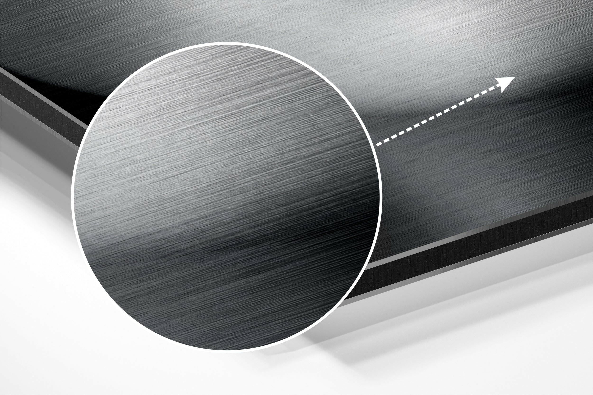 Lips Brushed Aluminium Dibond Wall Art - Image 3