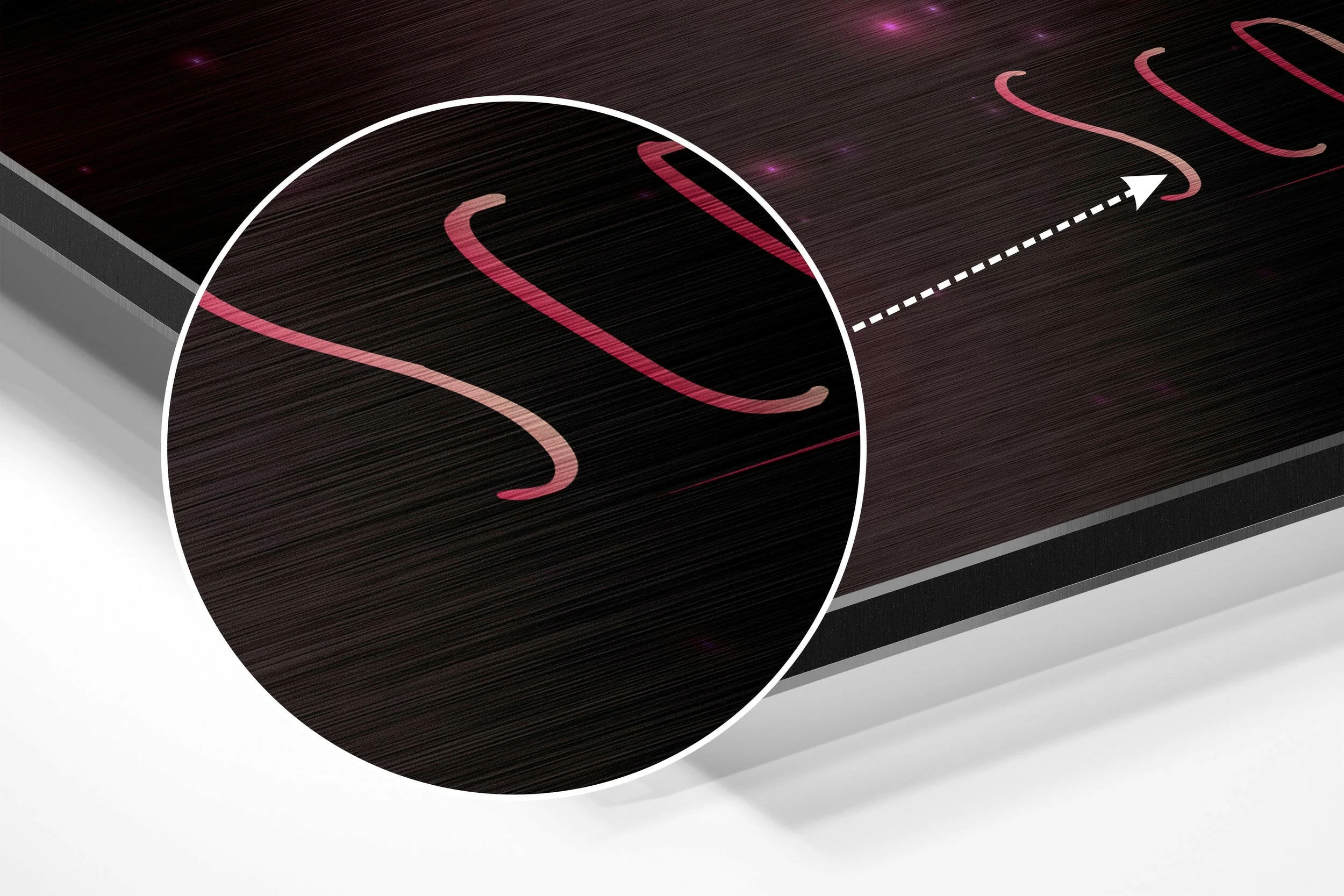 Scorpio Brushed Aluminium Dibond Wall Art - Image 3
