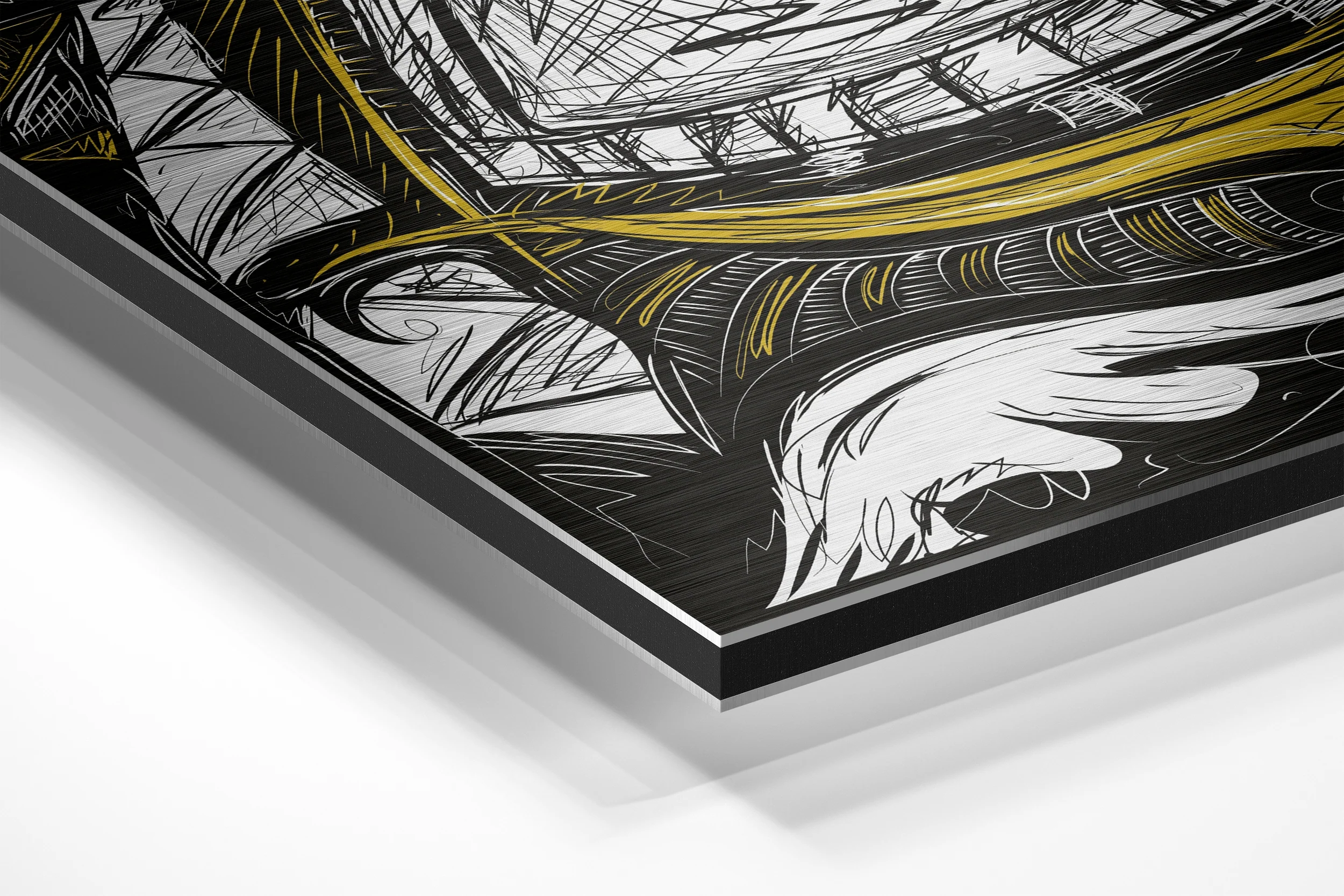 Dojutsu Eye Brushed Aluminium Dibond Wall Art - Image 2