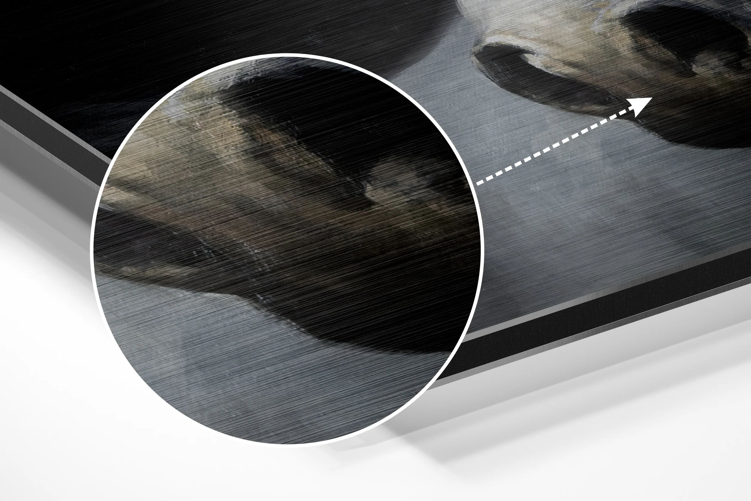 Horse Brushed Aluminium Dibond Wall Art - Image 3