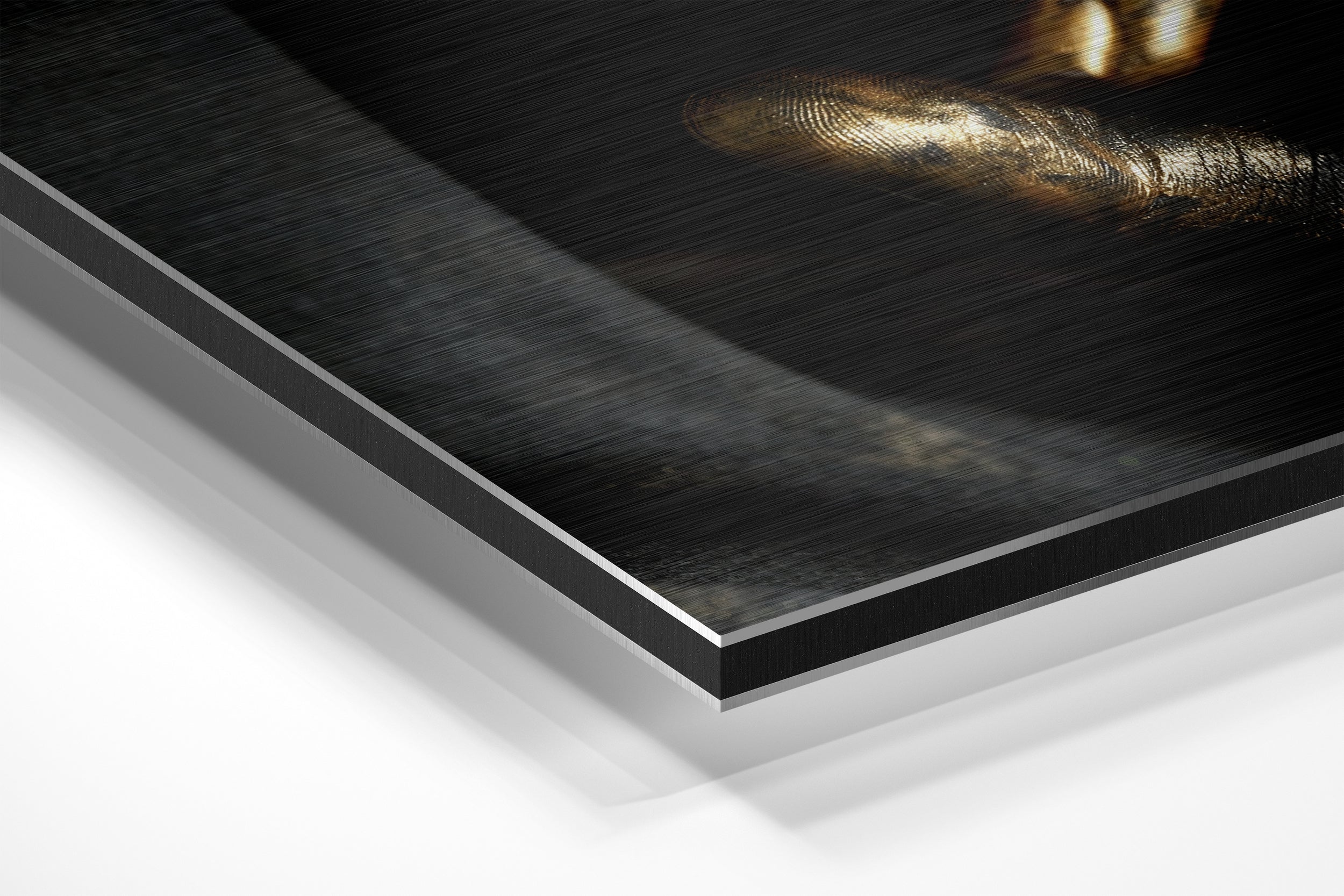 Shh Brushed Aluminium Dibond Wall Art - Image 2