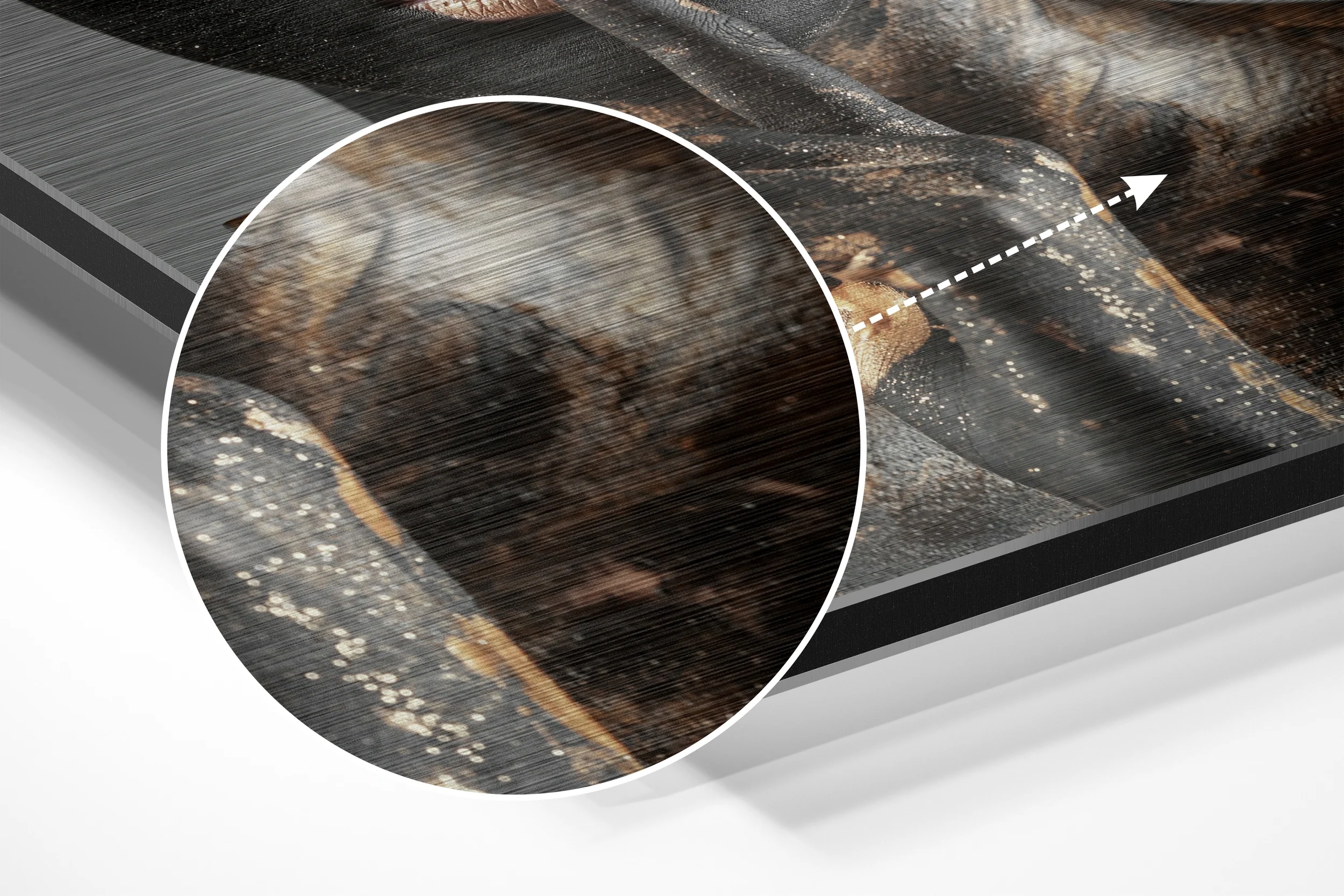 Women Brushed Aluminium Dibond Wall Art - Image 3