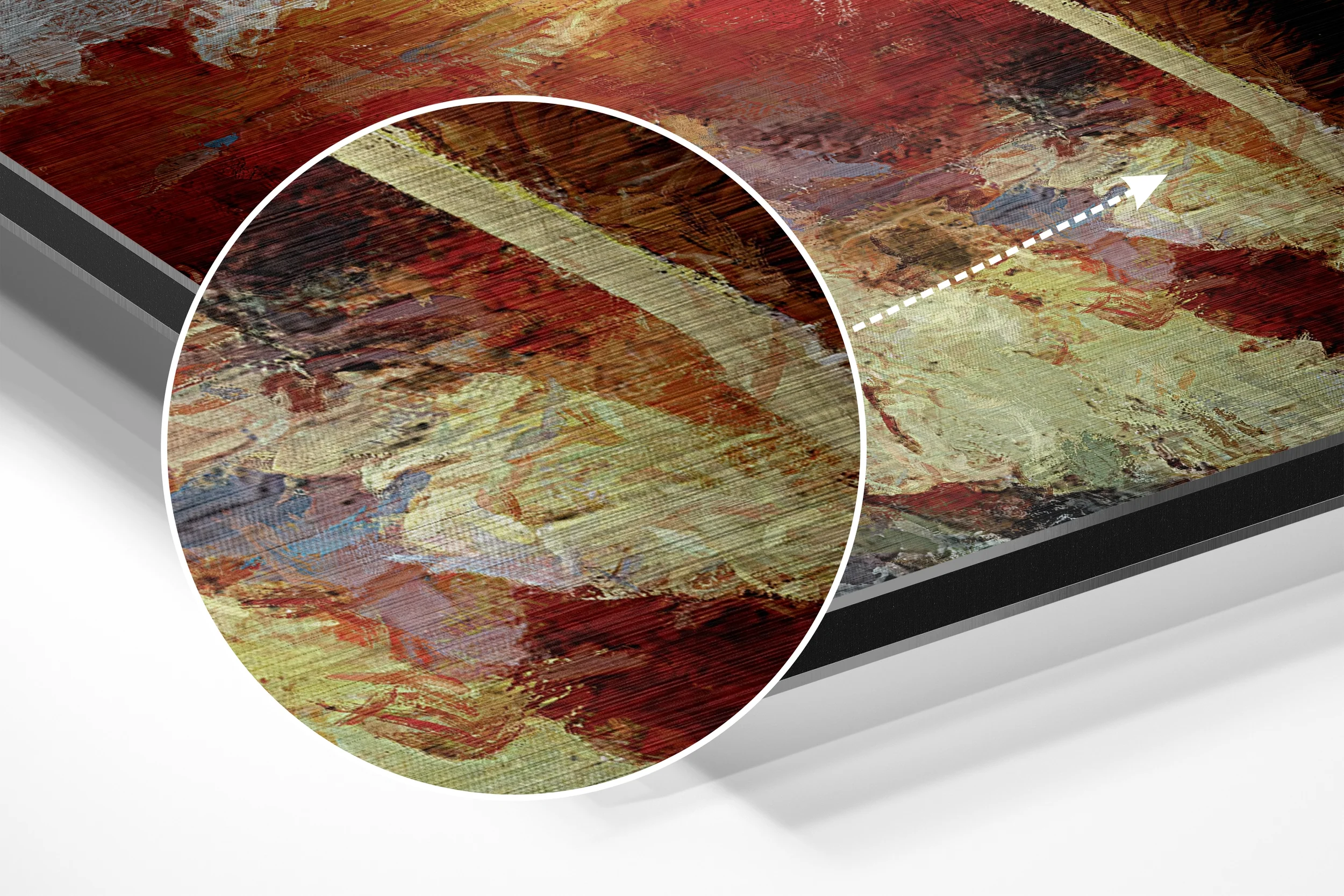 Elephant Brushed Aluminium Dibond Wall Art - Image 3