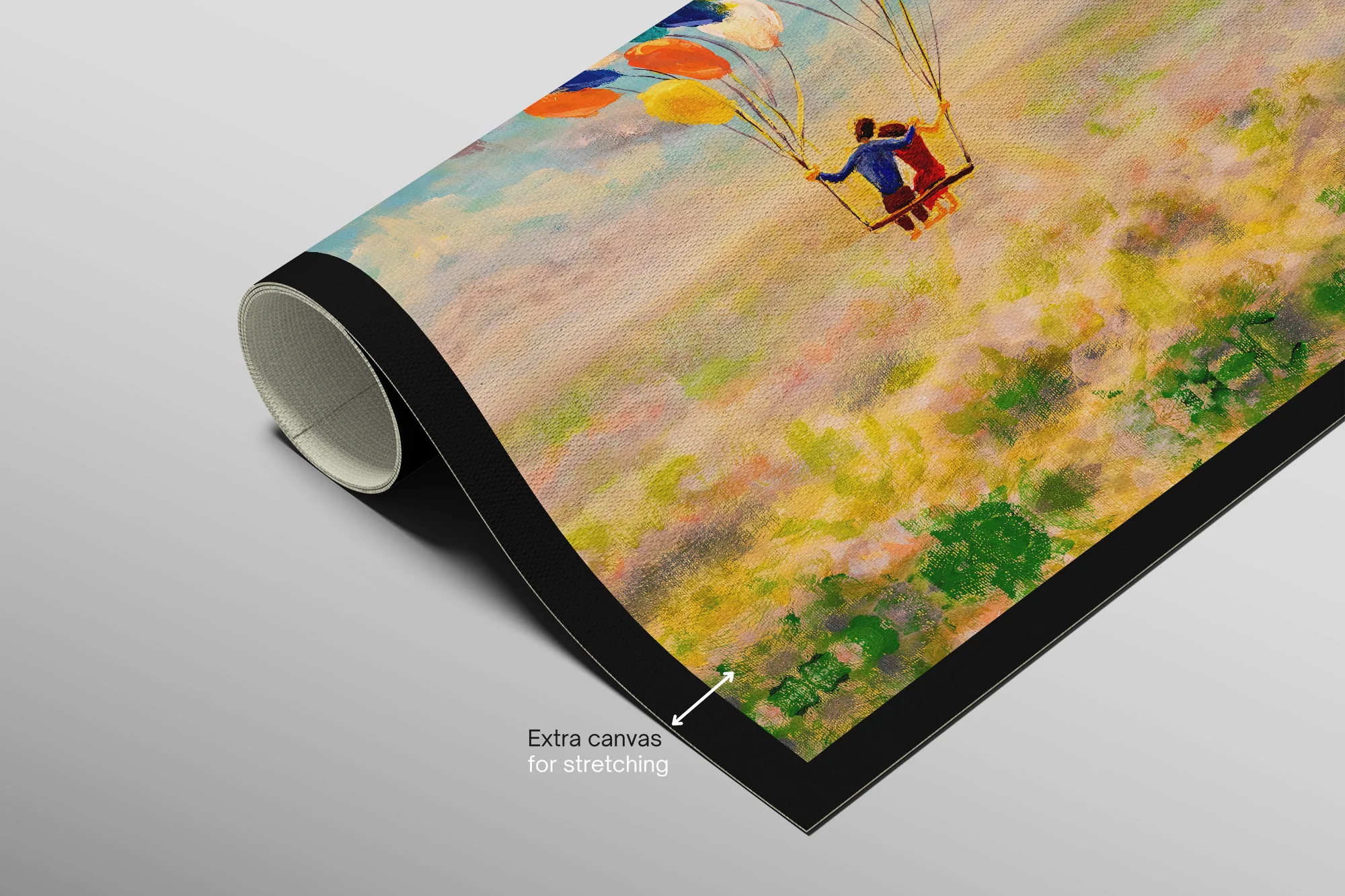 Balloon Heart Flight — 3D Haptic Embossed High-Gloss Luxury Wall Art - Image 7
