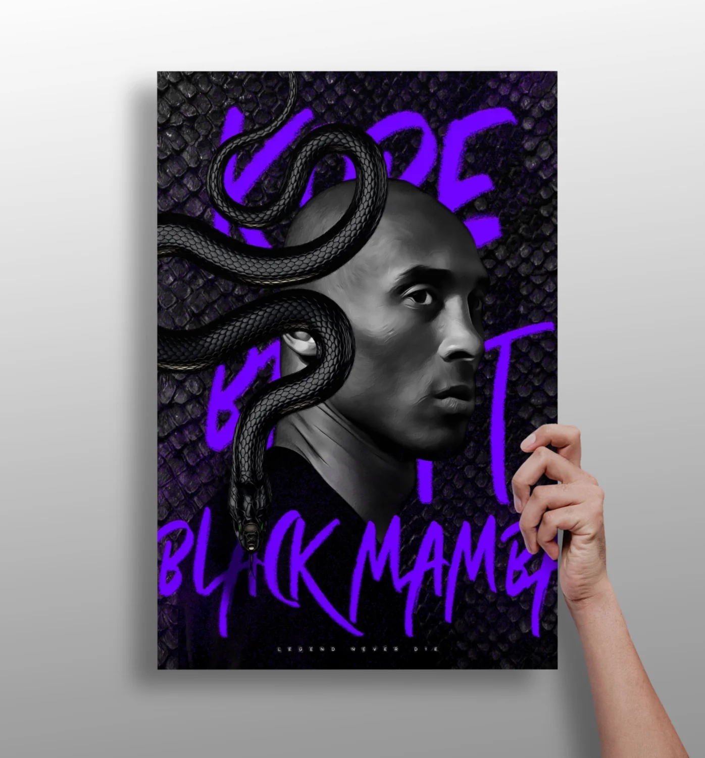 Kobe Bryant Aluminum Print