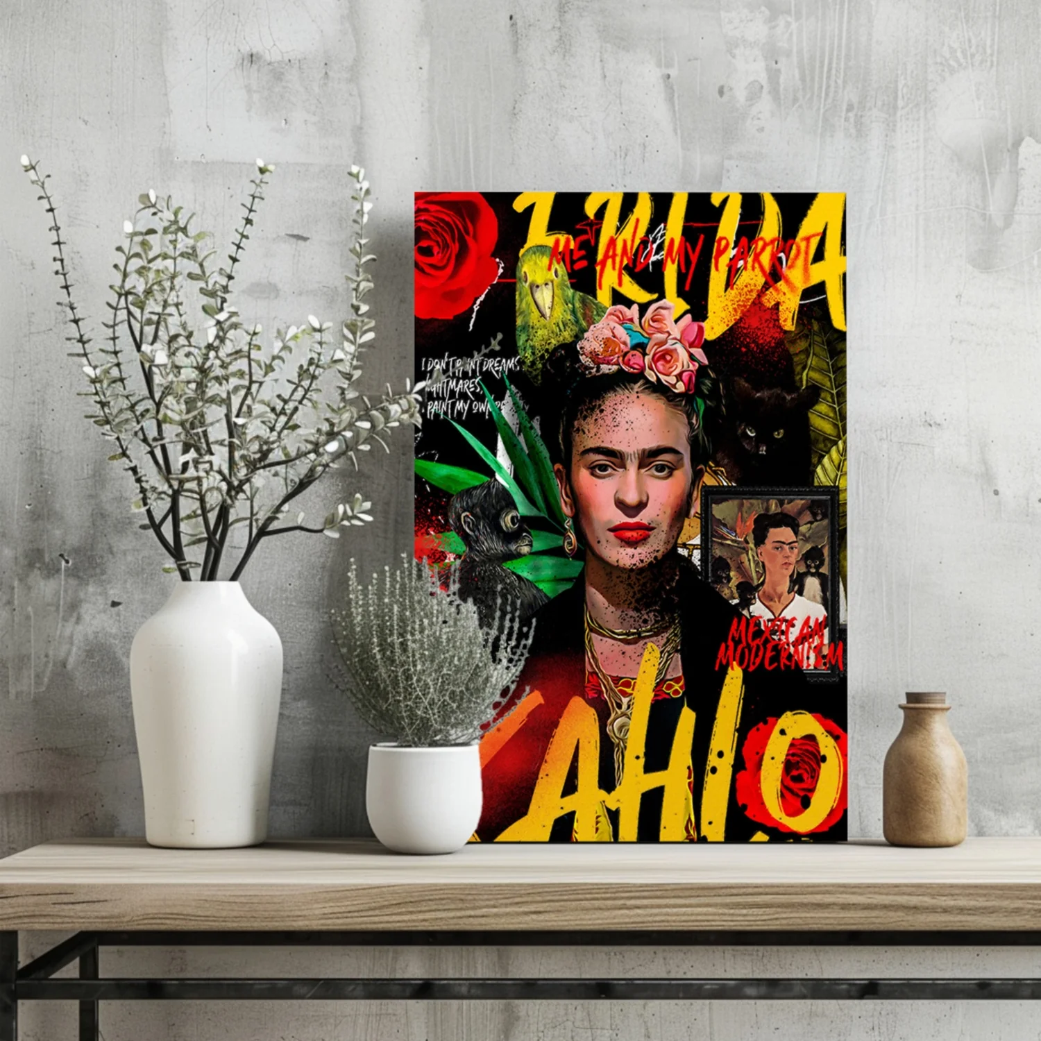 Frida Kahlo Aluminum Print - Image 2