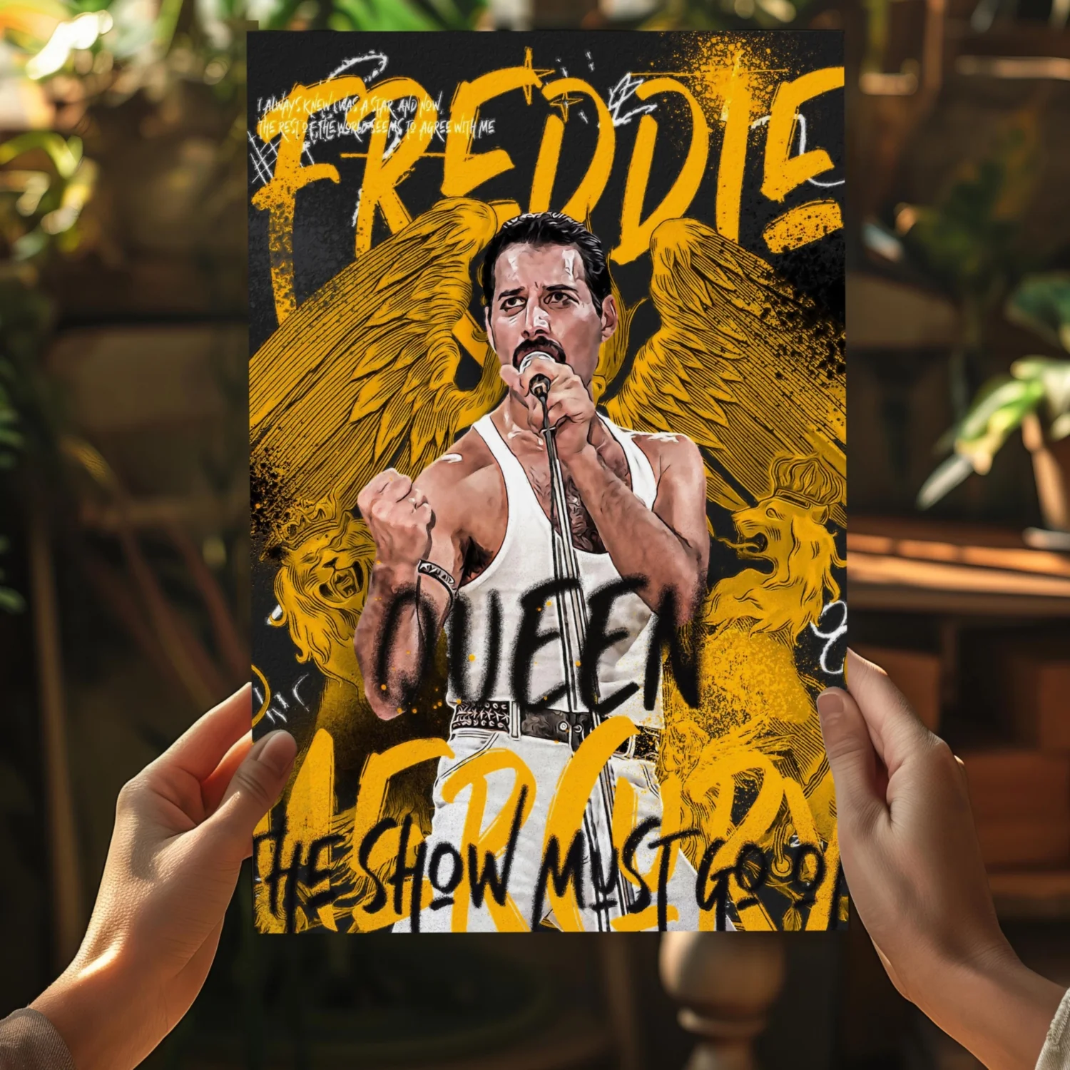 Freddie Mercury Aluminum Print - Image 5