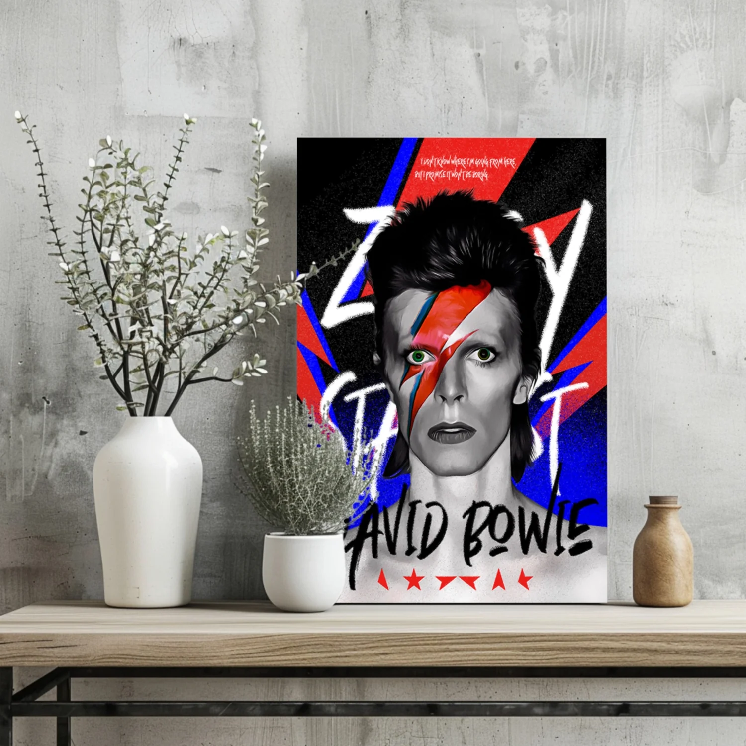 David Bowie Aluminum Print - Image 2