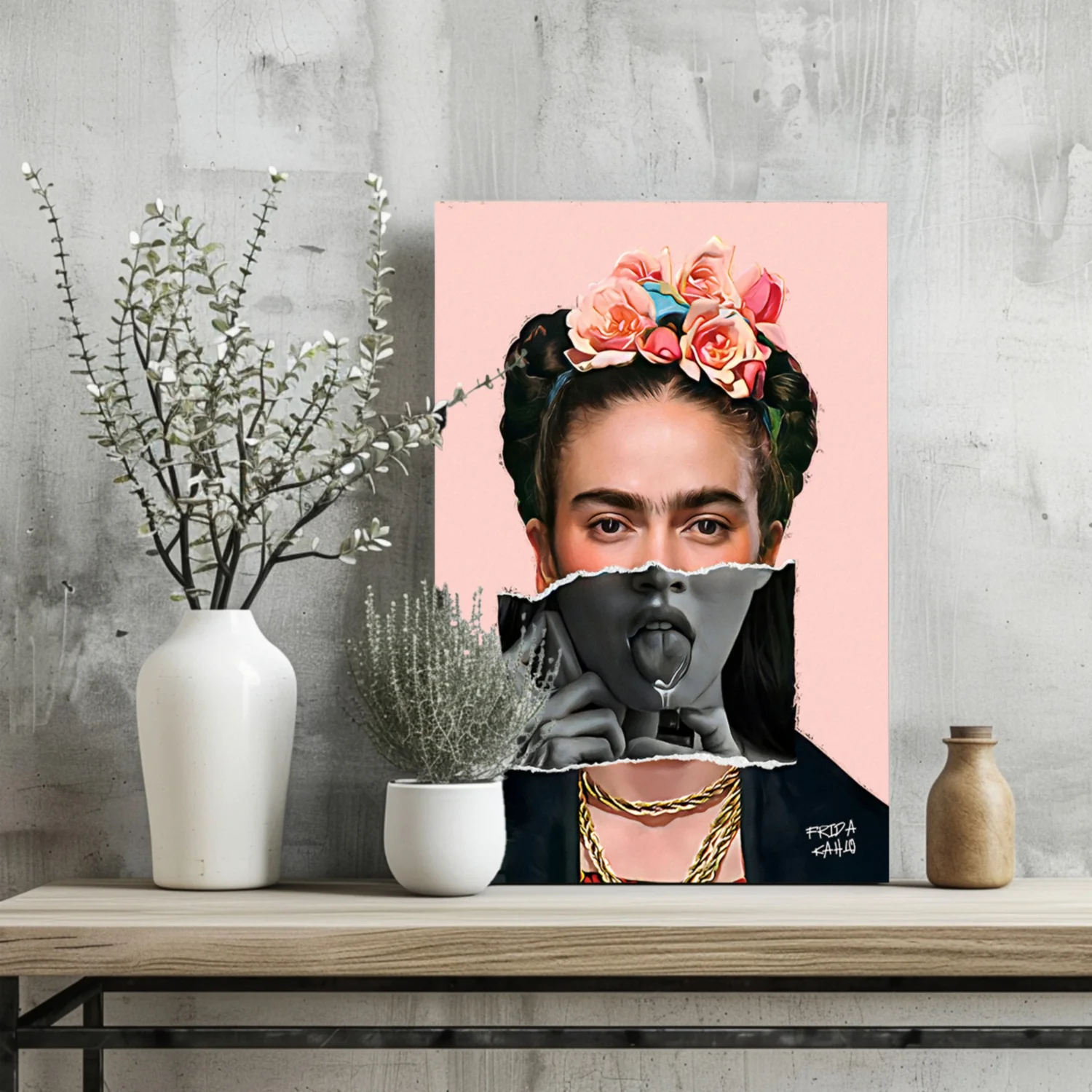 Frida Kahlo Aluminum Print - Image 2