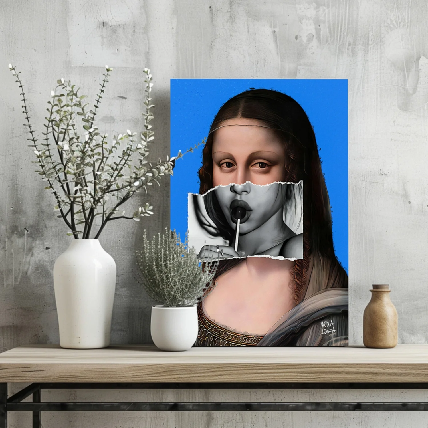 Mona Lisa Aluminum Print - Image 2