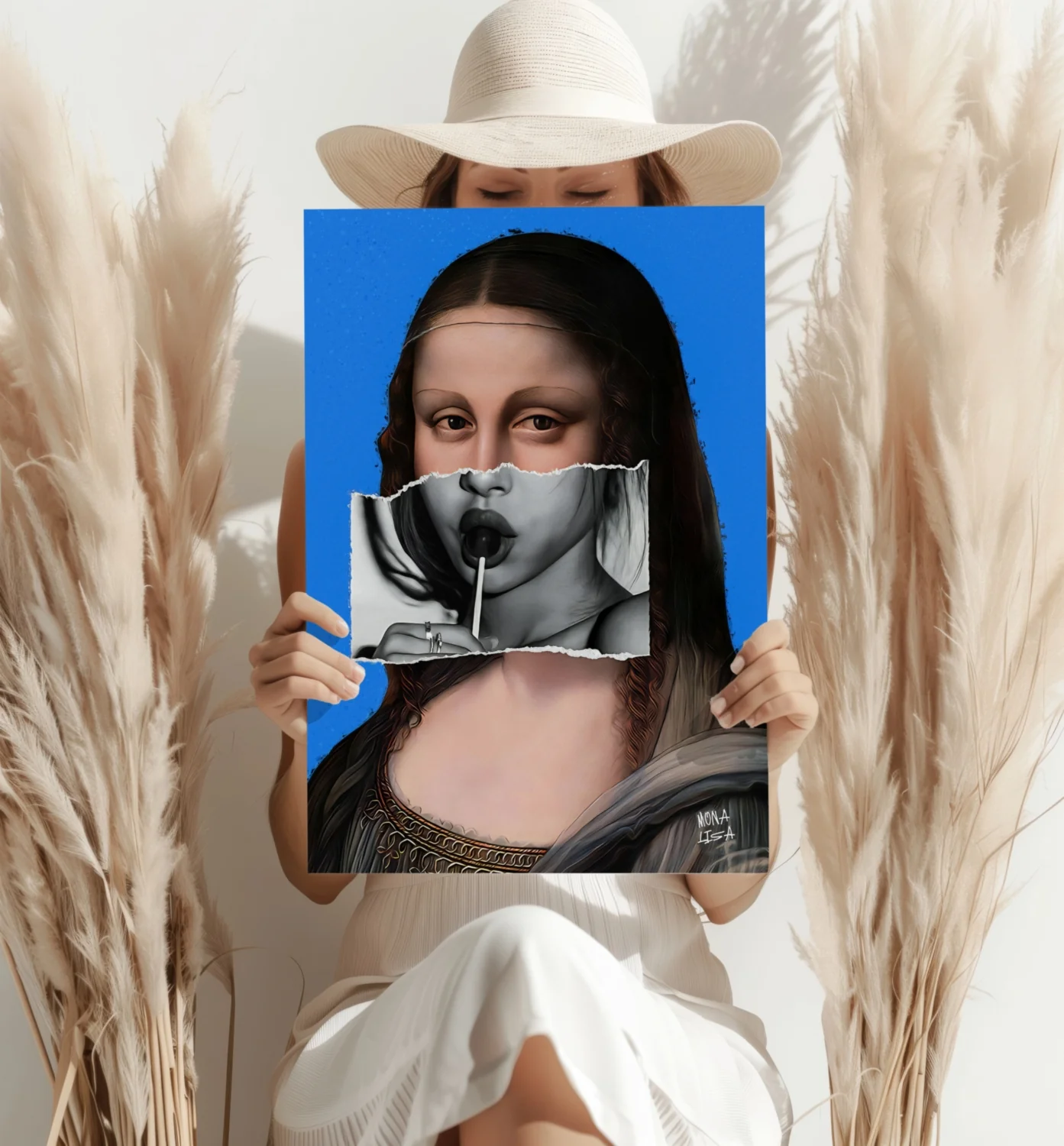 Mona Lisa Aluminum Print - Image 4