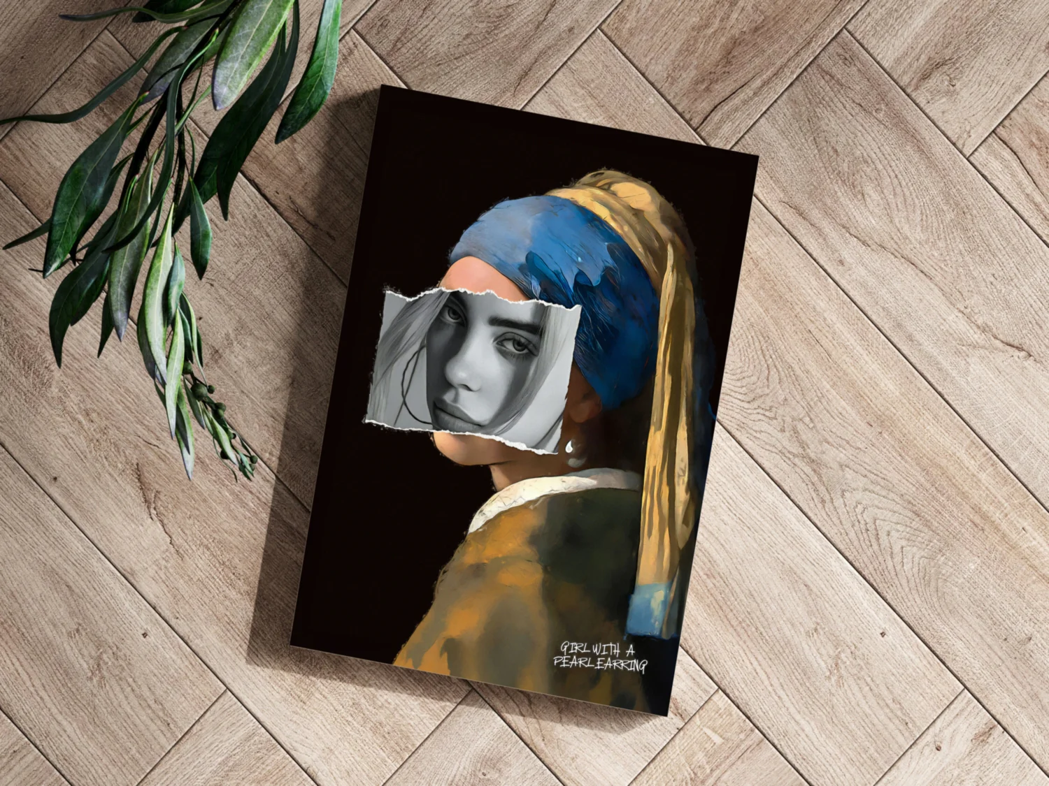 Girl With Pearl Earrings Aluminum Print - Image 3