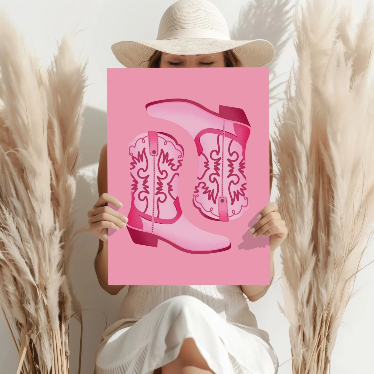 Pinky Boots Aluminum Print - Image 4