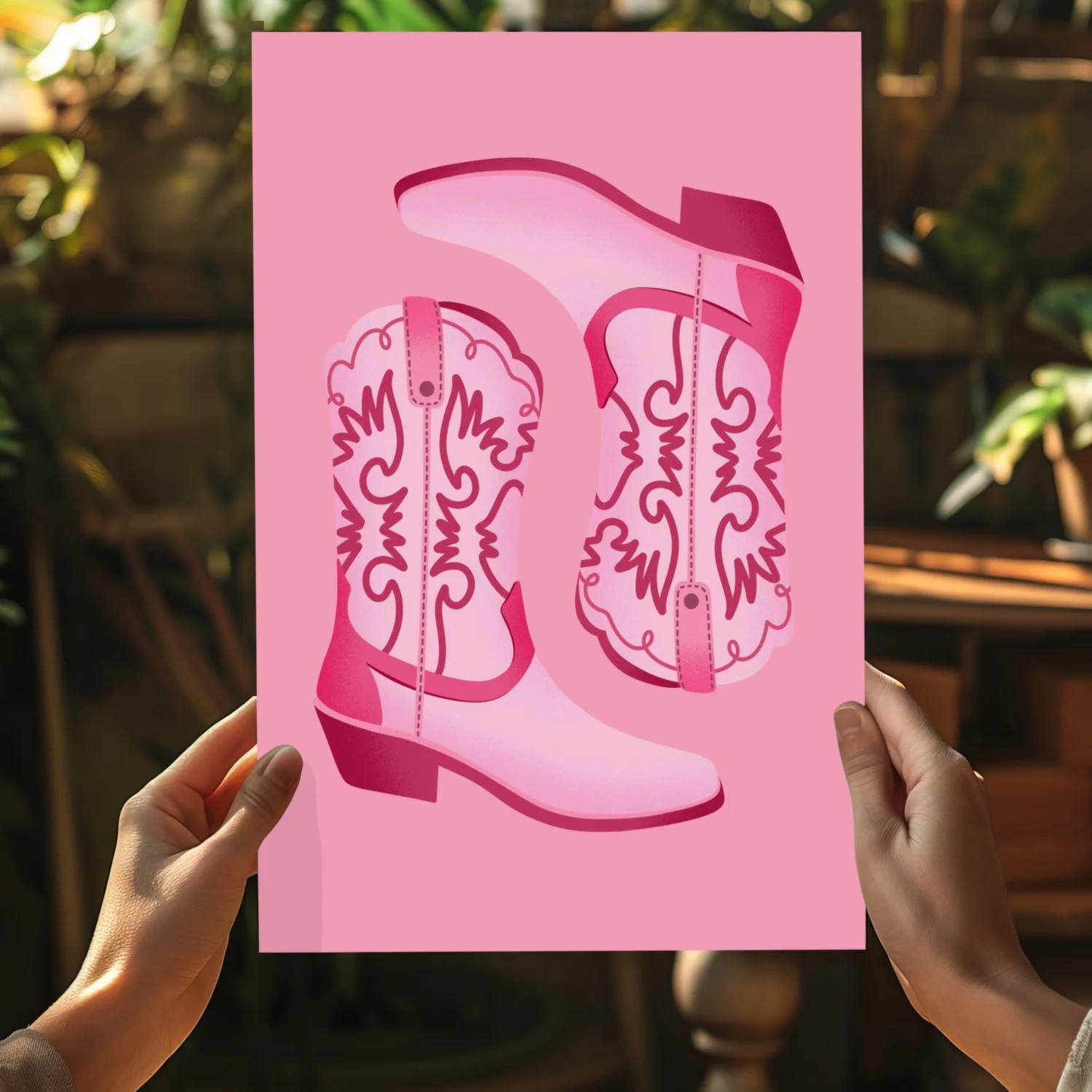 Pinky Boots Aluminum Print - Image 5