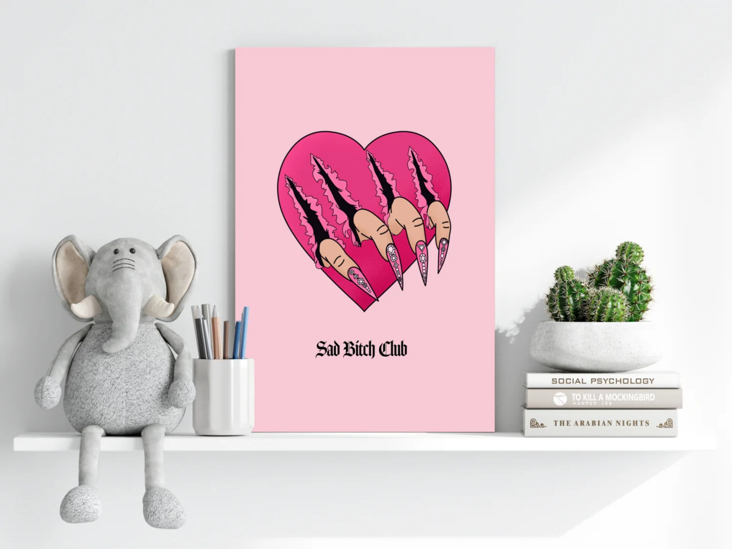 Sad Club Aluminum Print - Image 6